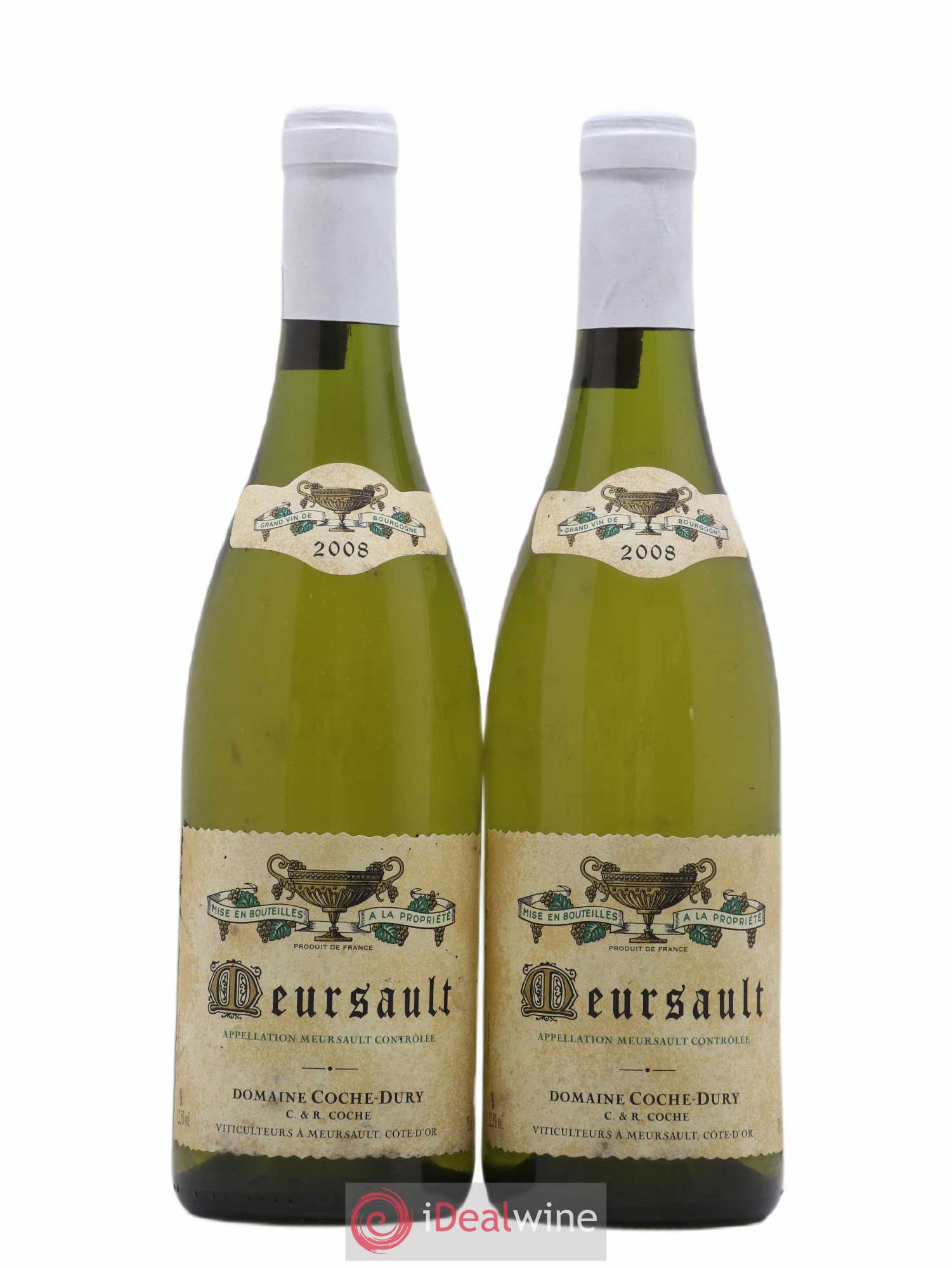 Meursault Les Vireuils Coche Dury (Domaine) 2008 - Lot de 2 bouteilles - 0