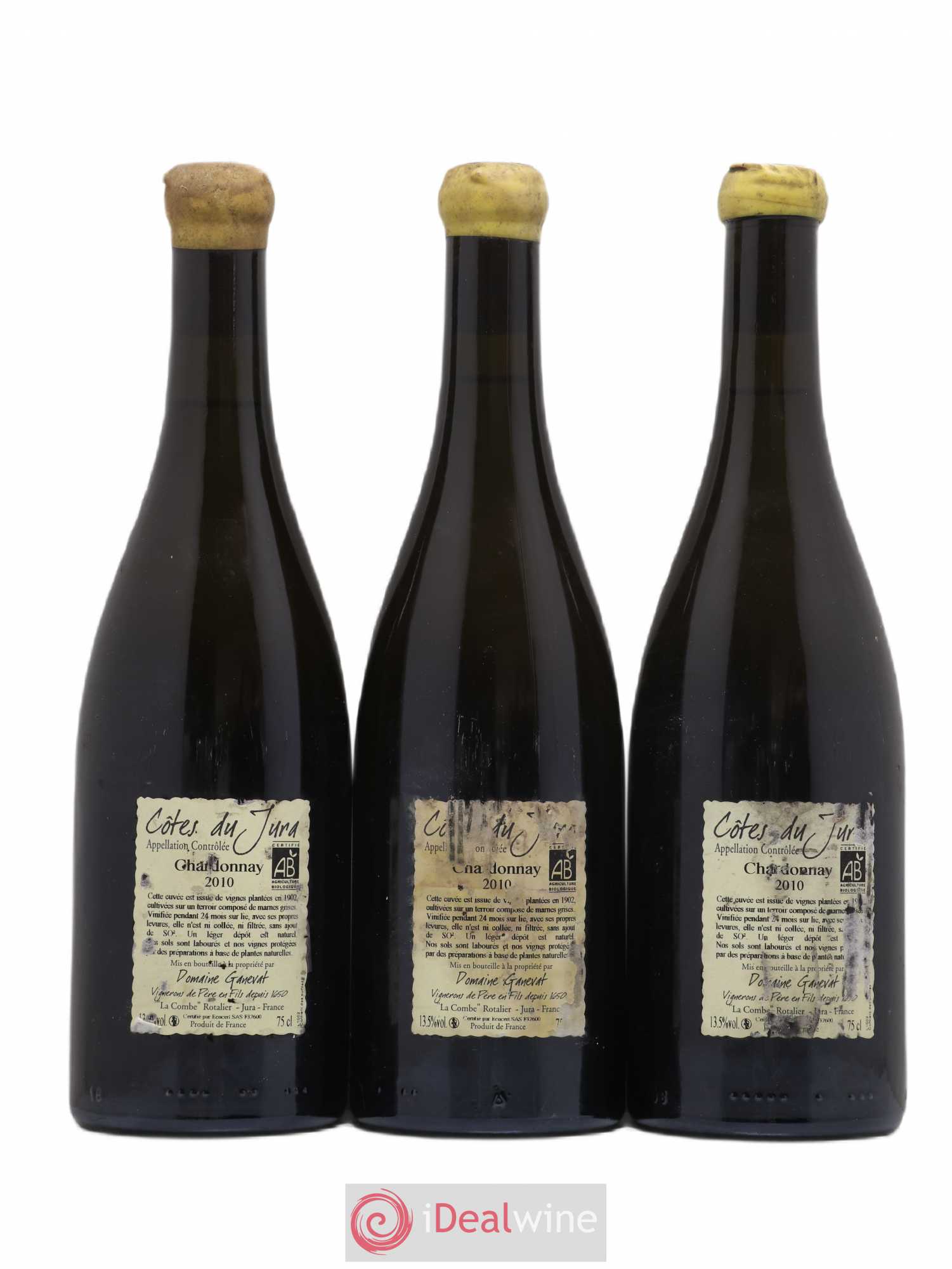 Côtes du Jura Les Chalasses Vieilles Vignes Jean-François Ganevat (Domaine) 2010 - Lot de 3 bouteilles - 1