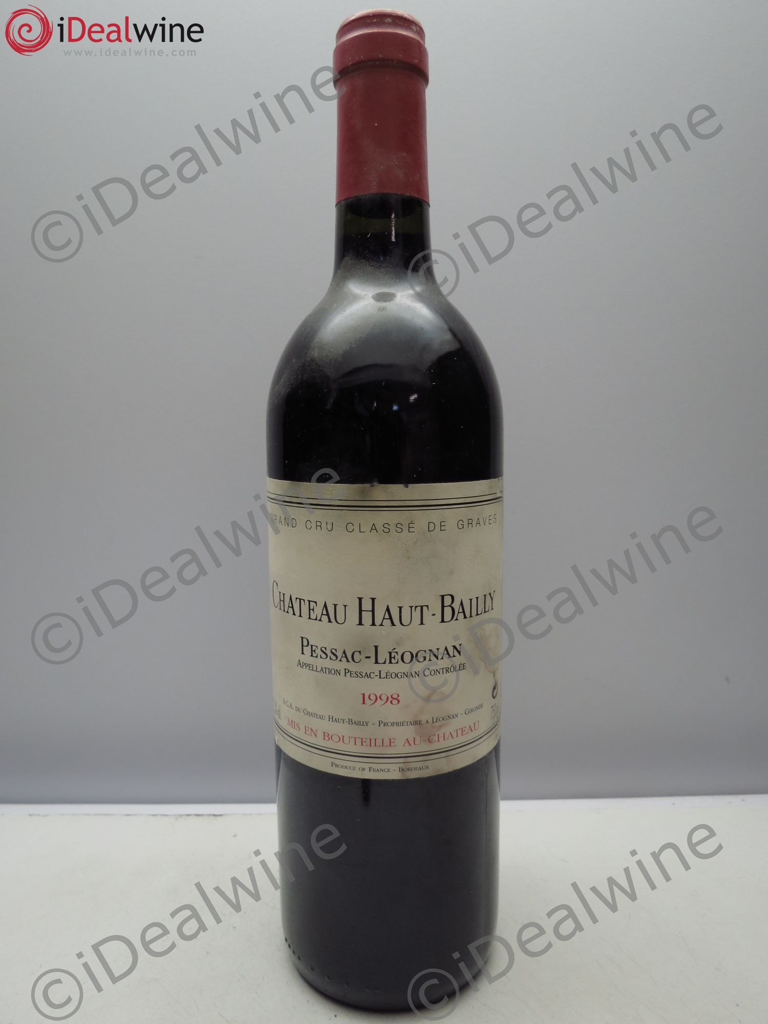 Château Haut-Bailly Cru Classé de Graves 1998 - Lot de 1 bouteille - 0