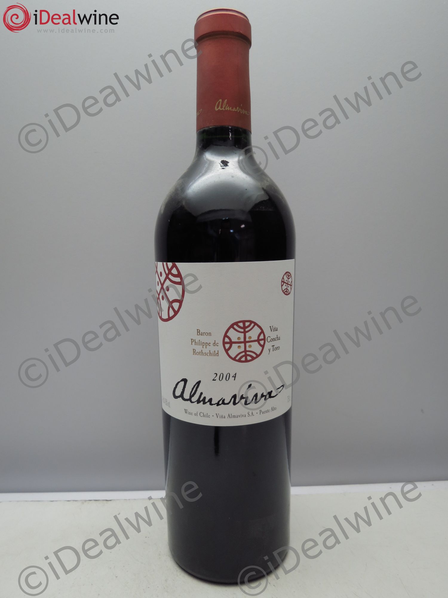 Chili Almaviva Baron P. de Rothschild Concha y Toro 2004 - Lot de 1 bouteille - 0