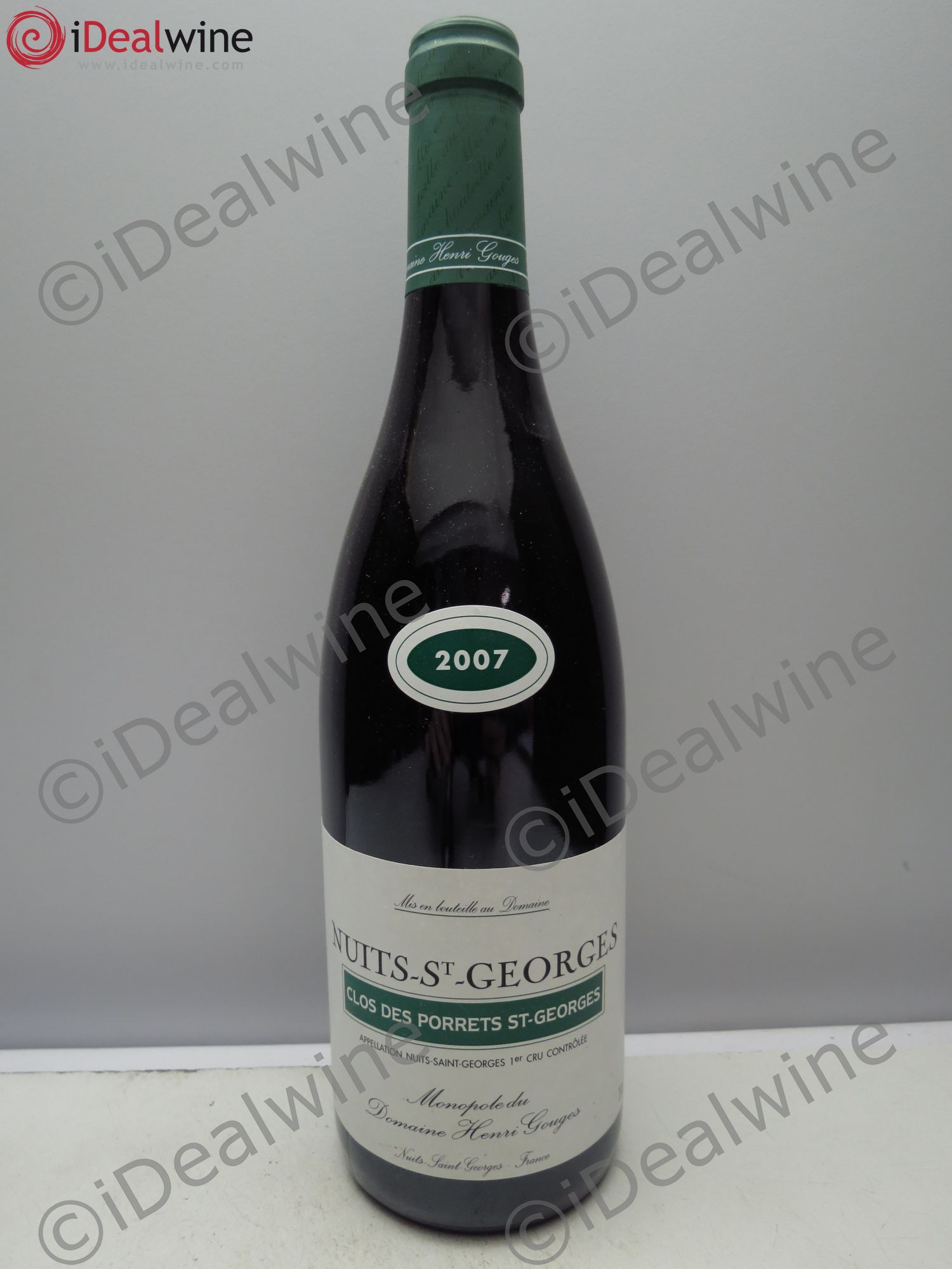 Nuits-Saint-Georges 1er Cru Clos des Porrets St Georges Henri Gouges 2007 - Posten von 1 Flasche - 0