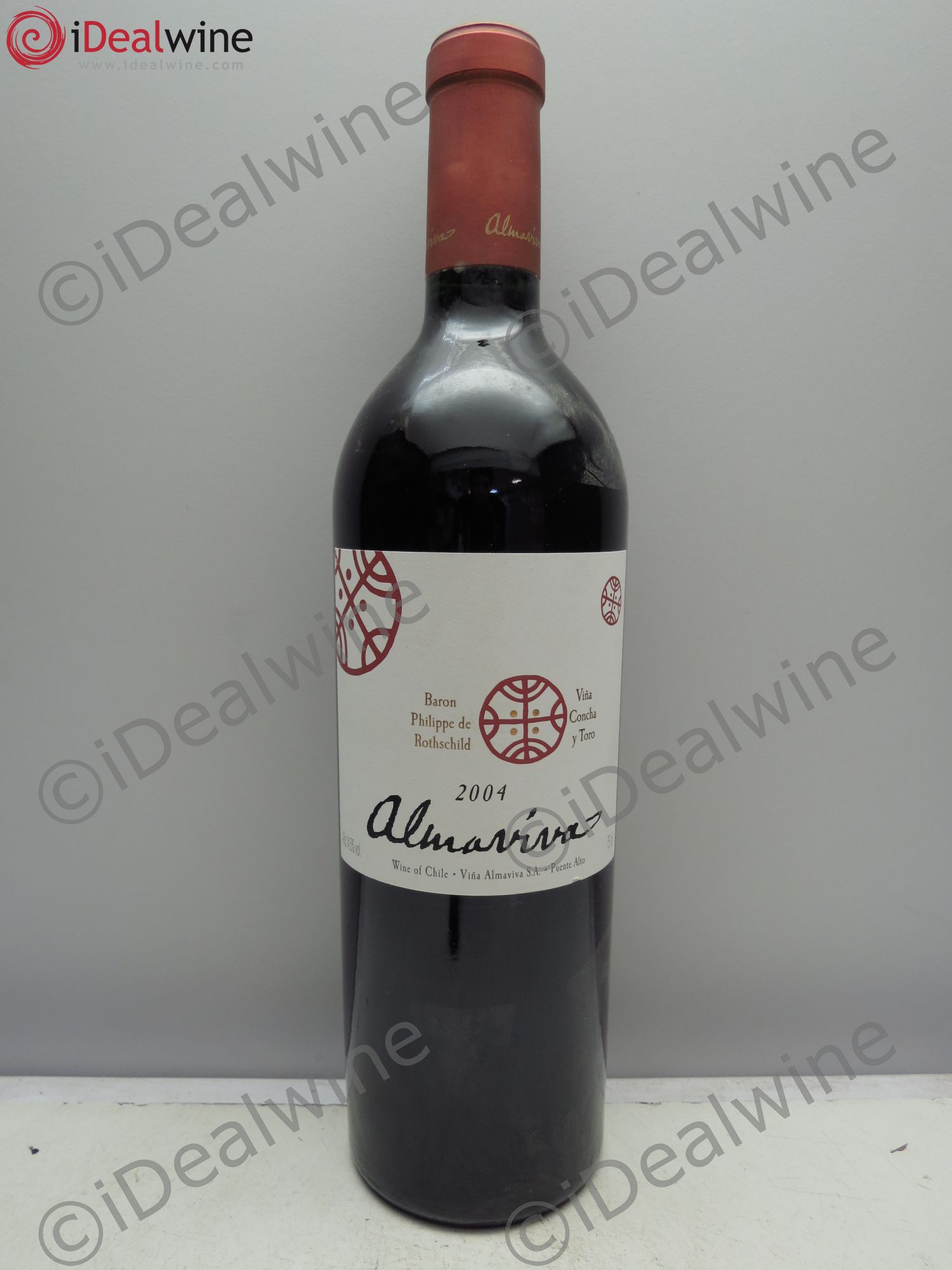 Chili Almaviva Baron P. de Rothschild Concha y Toro 2004 - Lot de 1 bouteille - 0
