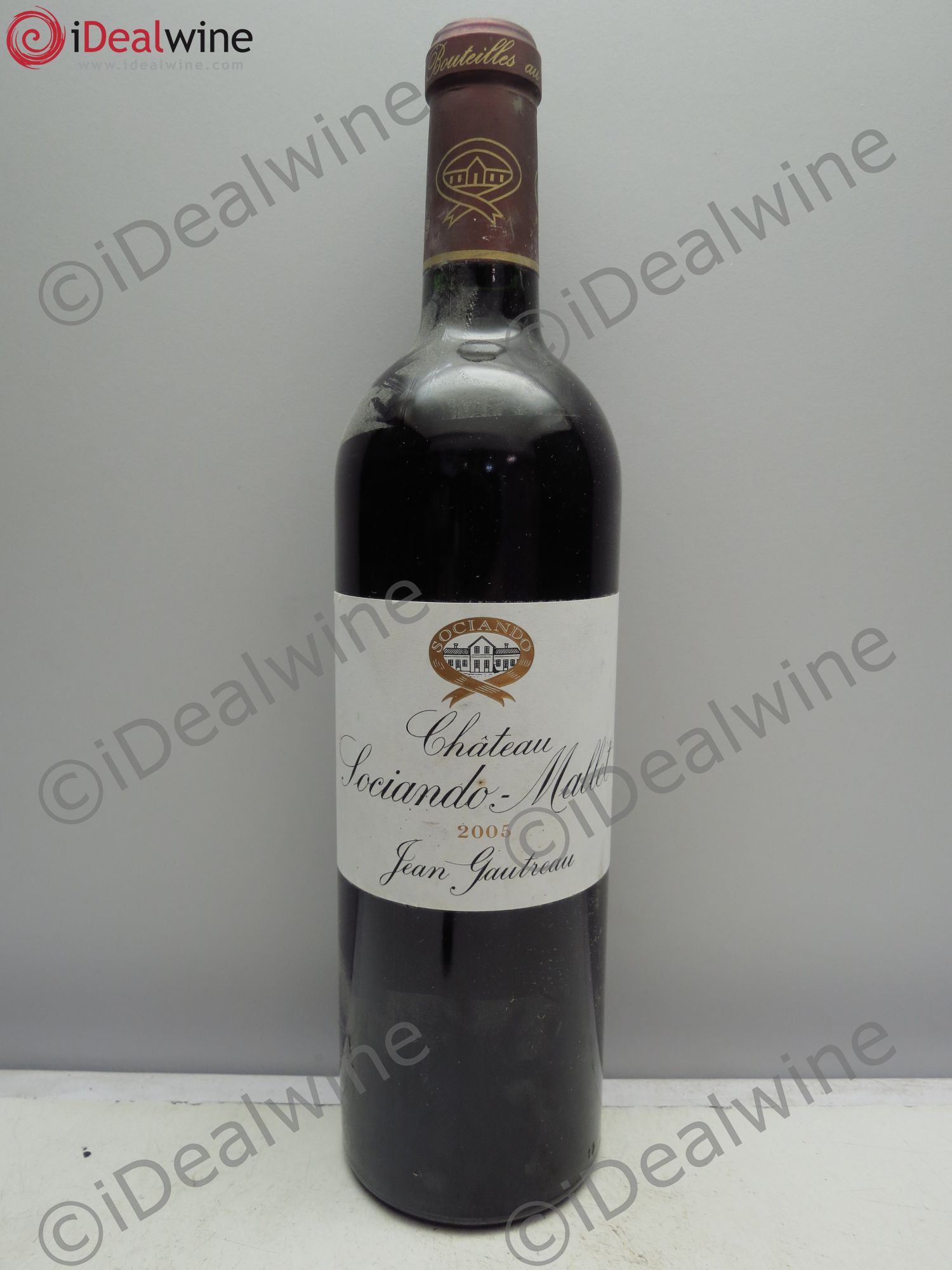 Château Sociando Mallet 2005 - Lot de 1 bouteille - 0