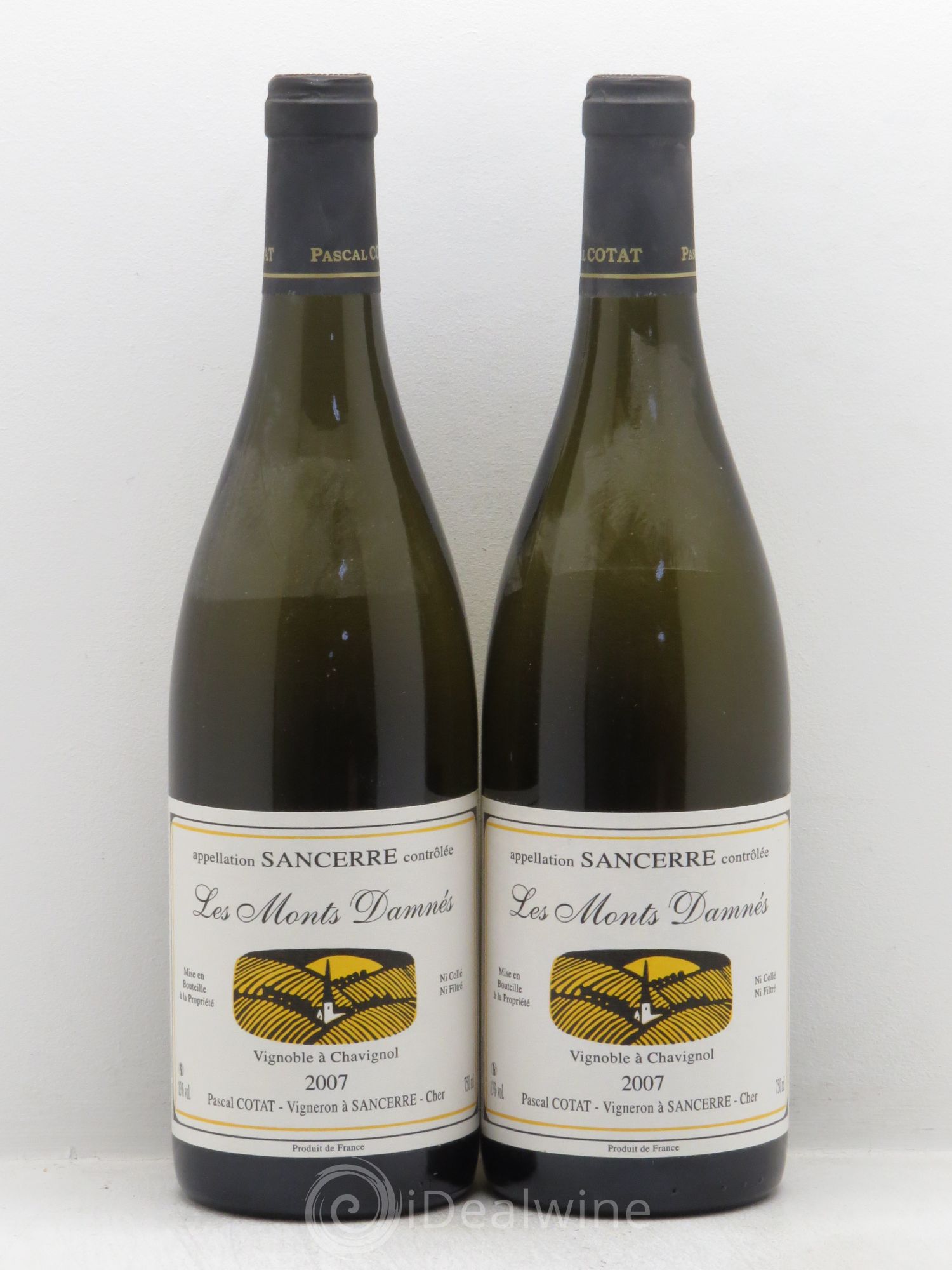 Sancerre Pascal Cotat Les Monts Damnés 2007 - Lot de 2 bouteilles - 0