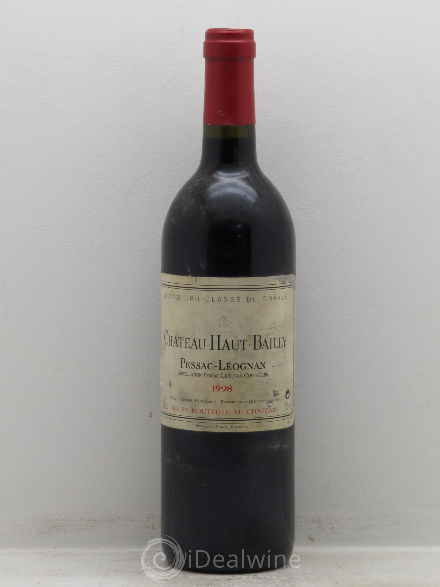 Château Haut-Bailly Cru Classé de Graves 1998 - Lot de 1 bouteille - 0