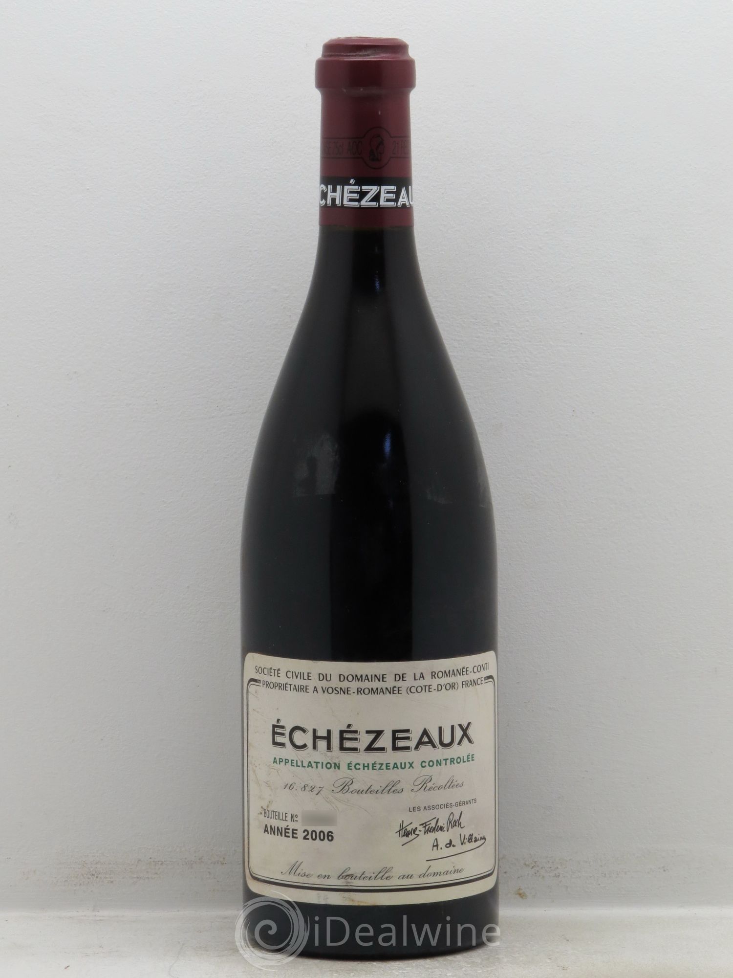 Echezeaux Grand Cru Domaine de la Romanée-Conti 2006 - Lot de 1 bouteille - 0