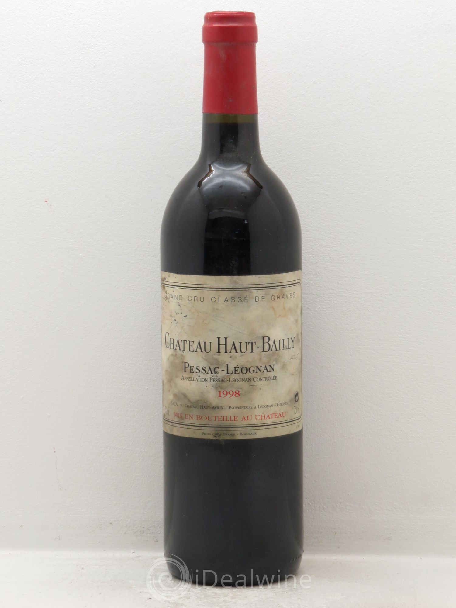 Château Haut-Bailly Cru Classé de Graves 1998 - Lot de 1 bouteille - 0