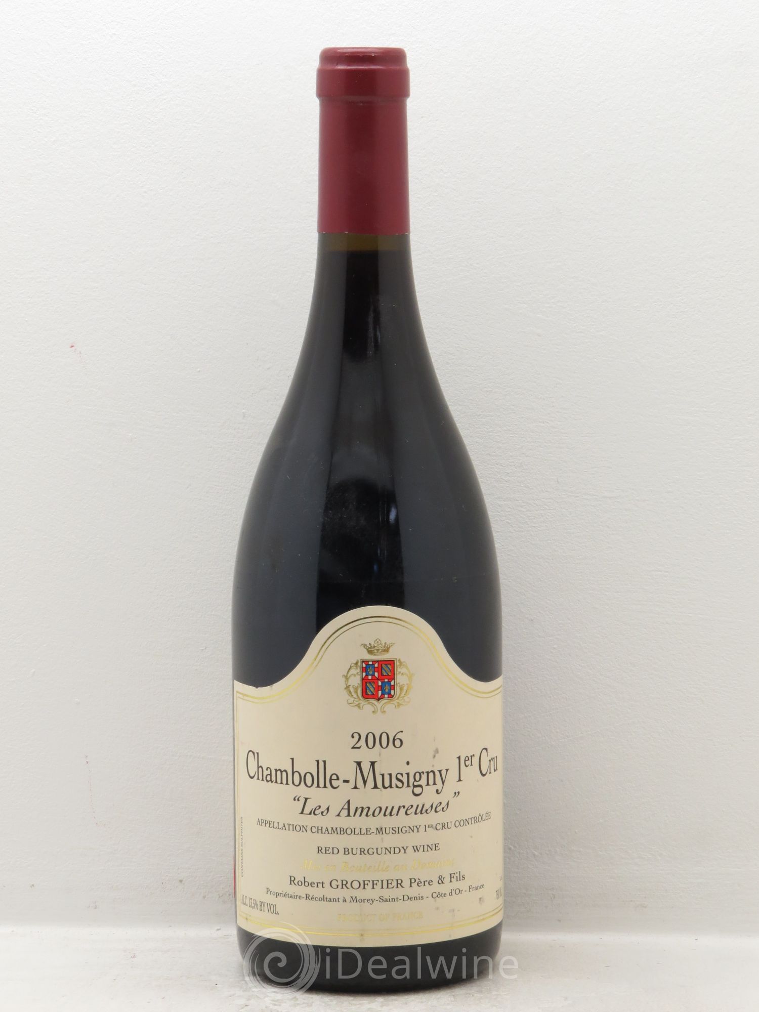 Chambolle-Musigny 1er Cru Les Amoureuses Robert Groffier Père & Fils (Domaine) 2006 - Lot de 1 bouteille - 0