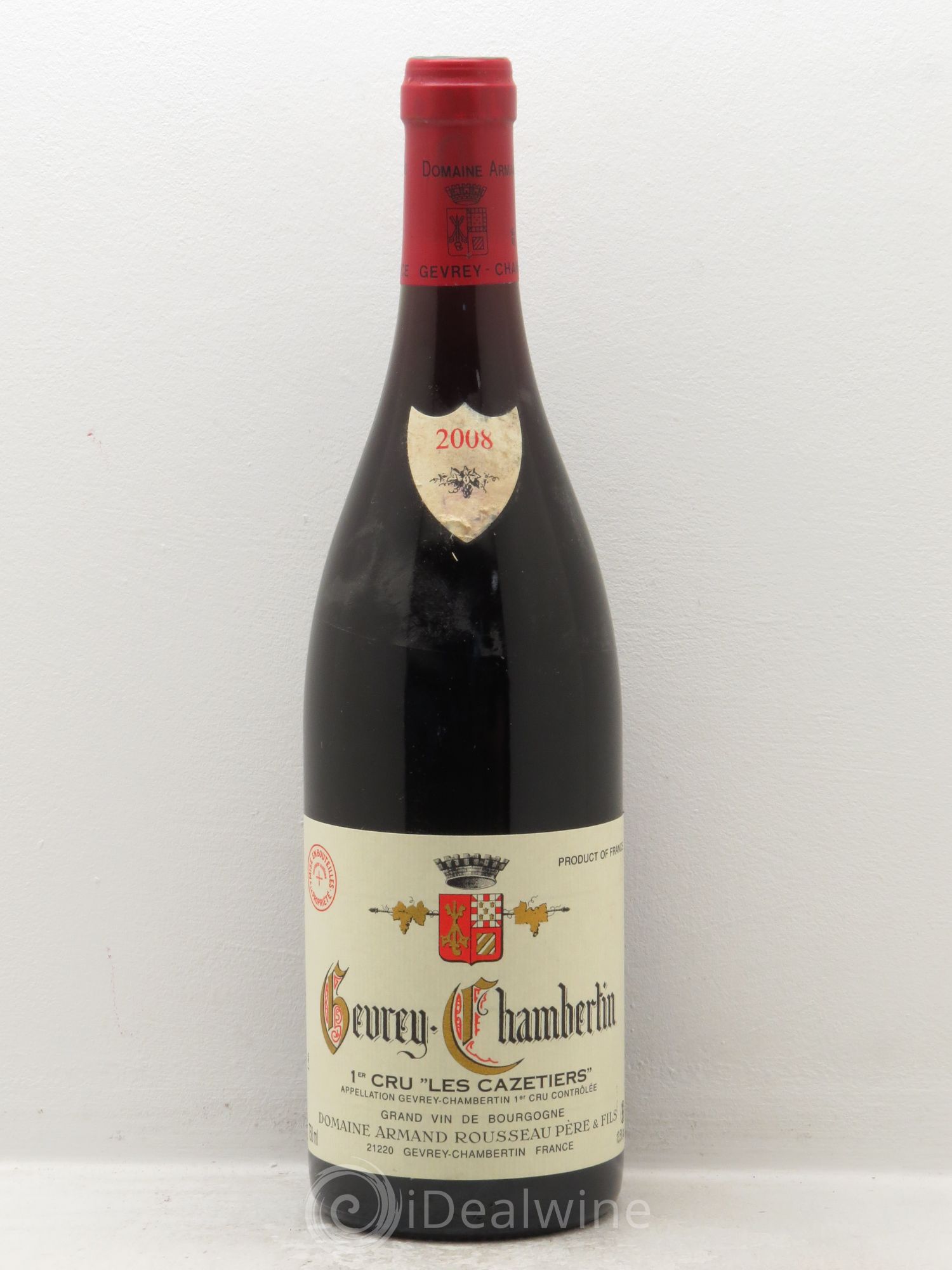 Gevrey-Chambertin 1er Cru Les Cazetiers Armand Rousseau (Domaine) 2008 - Lot de 1 bouteille - 0