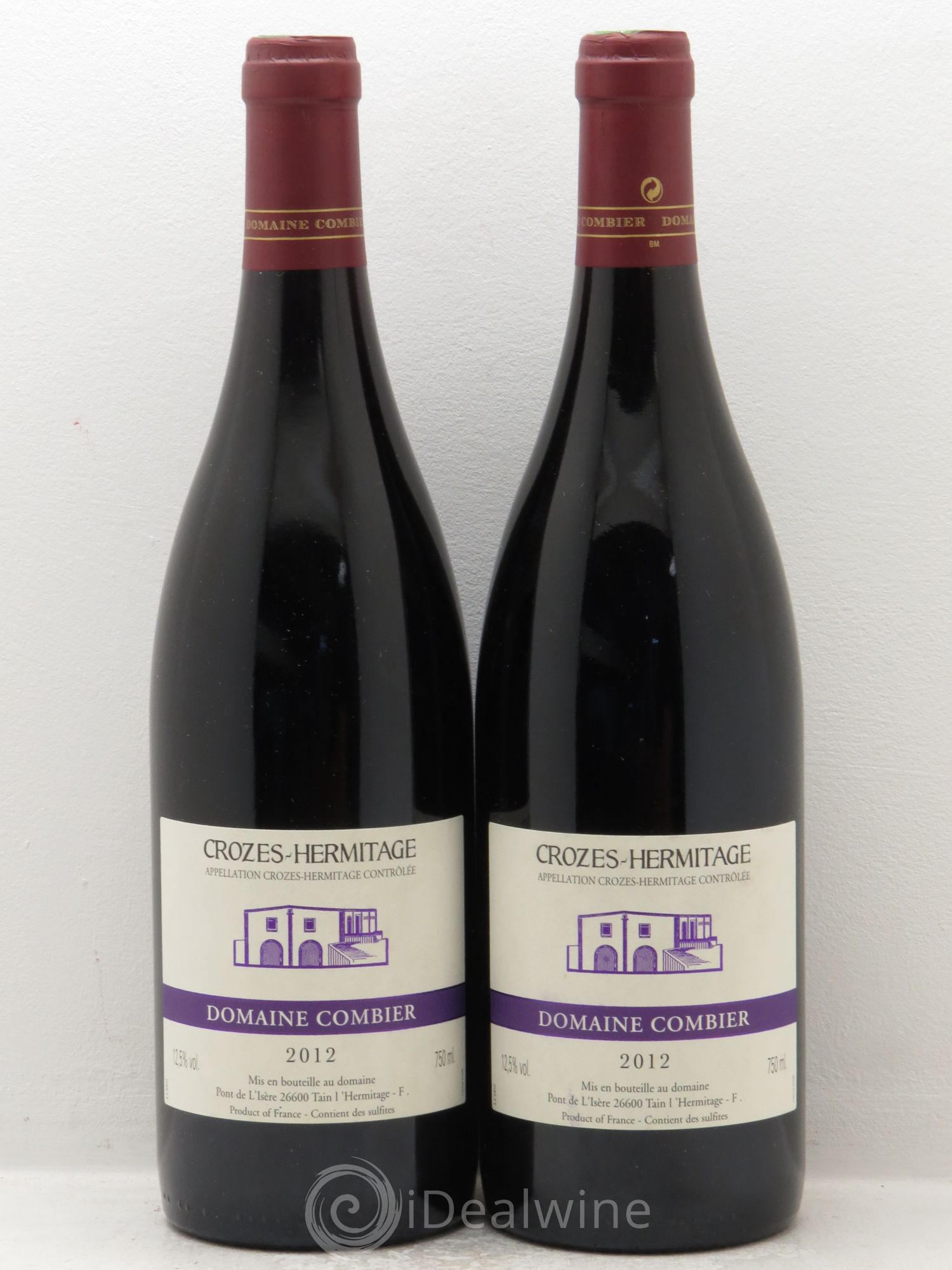 Crozes-Hermitage Combier 2012 - Lot de 2 bouteilles - 0