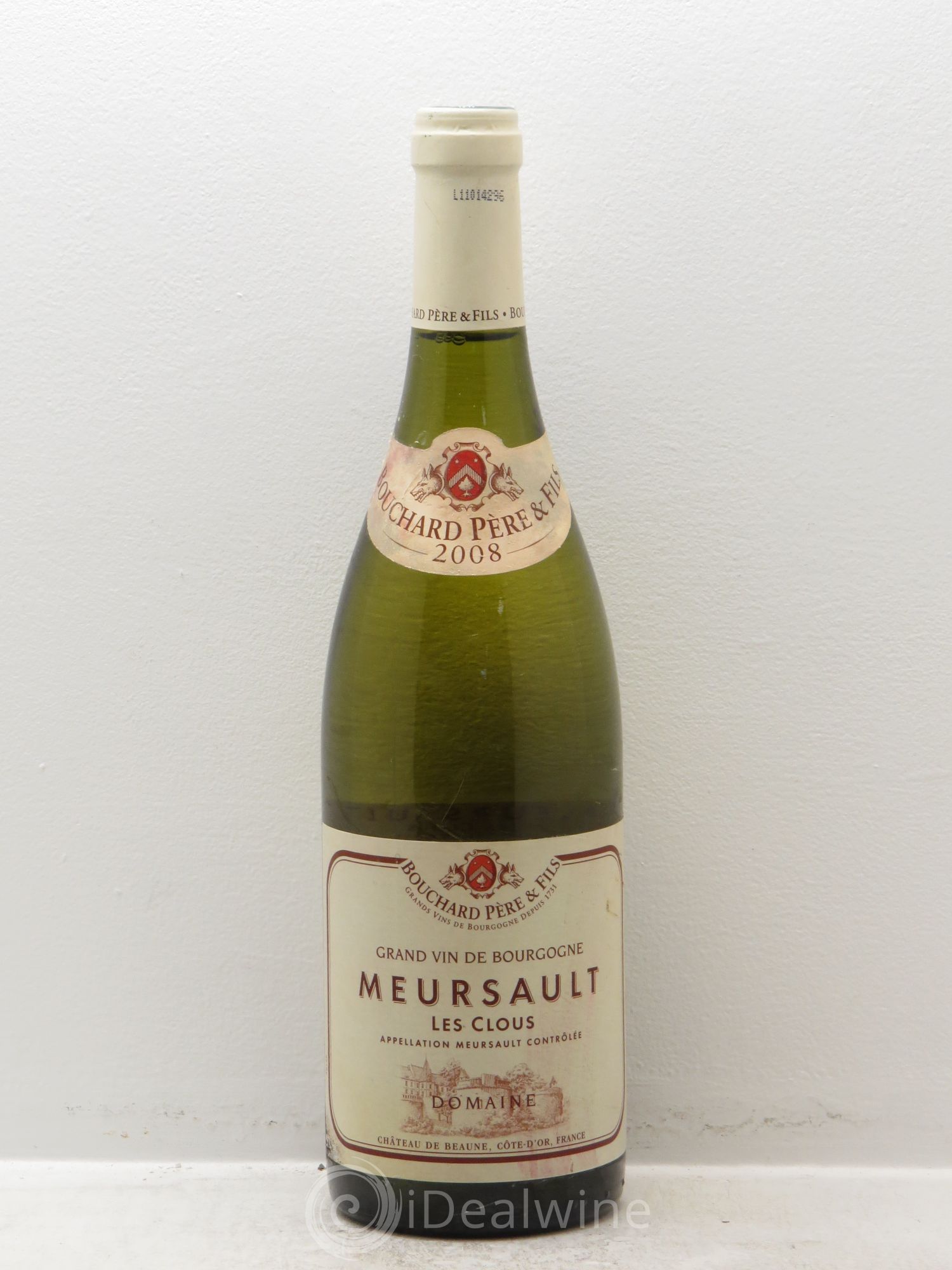 Meursault Les Clous Bouchard Père & Fils 2008 - Lot de 1 bouteille - 0
