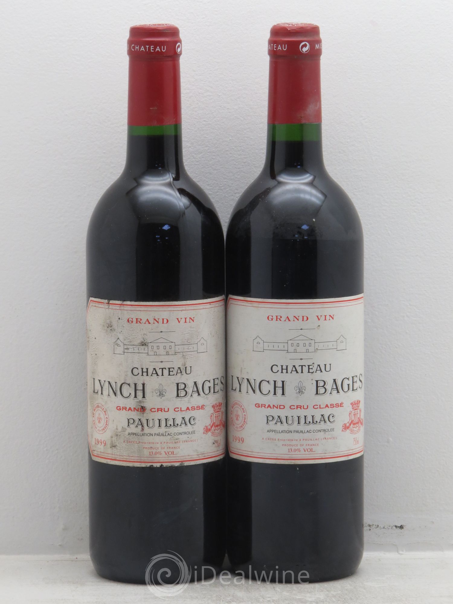 Château Lynch Bages 5ème Grand Cru Classé 1999 - Lot de 2 bouteilles - 0