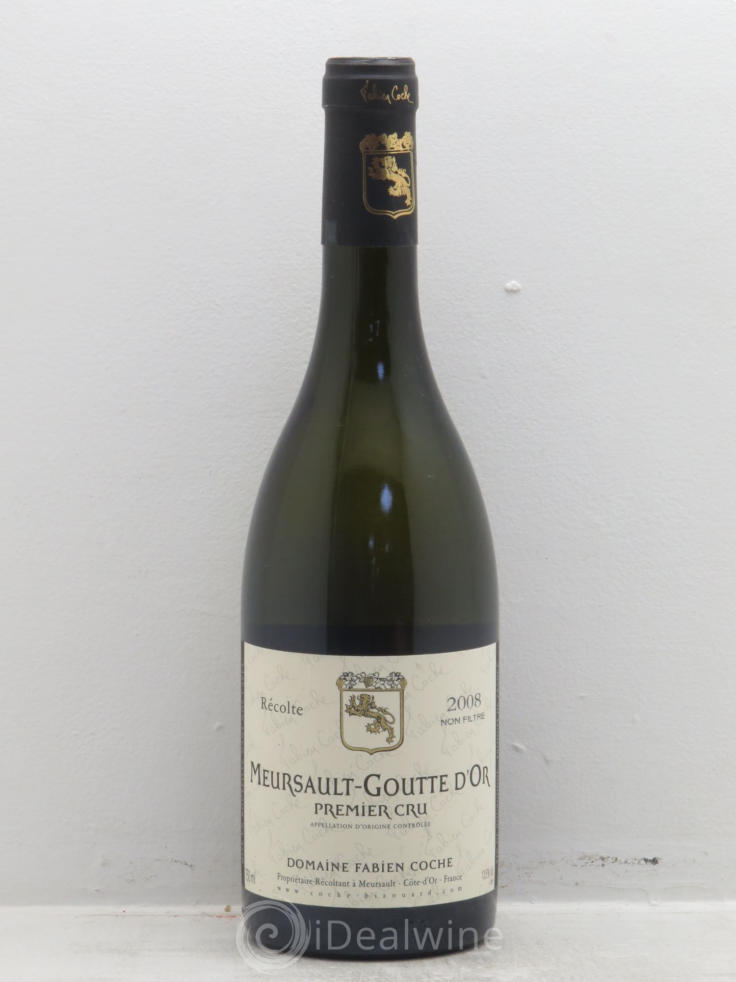 Meursault 1er Cru Goutte d'Or Coche-Bizouard 2008 - Lot de 1 bouteille - 0
