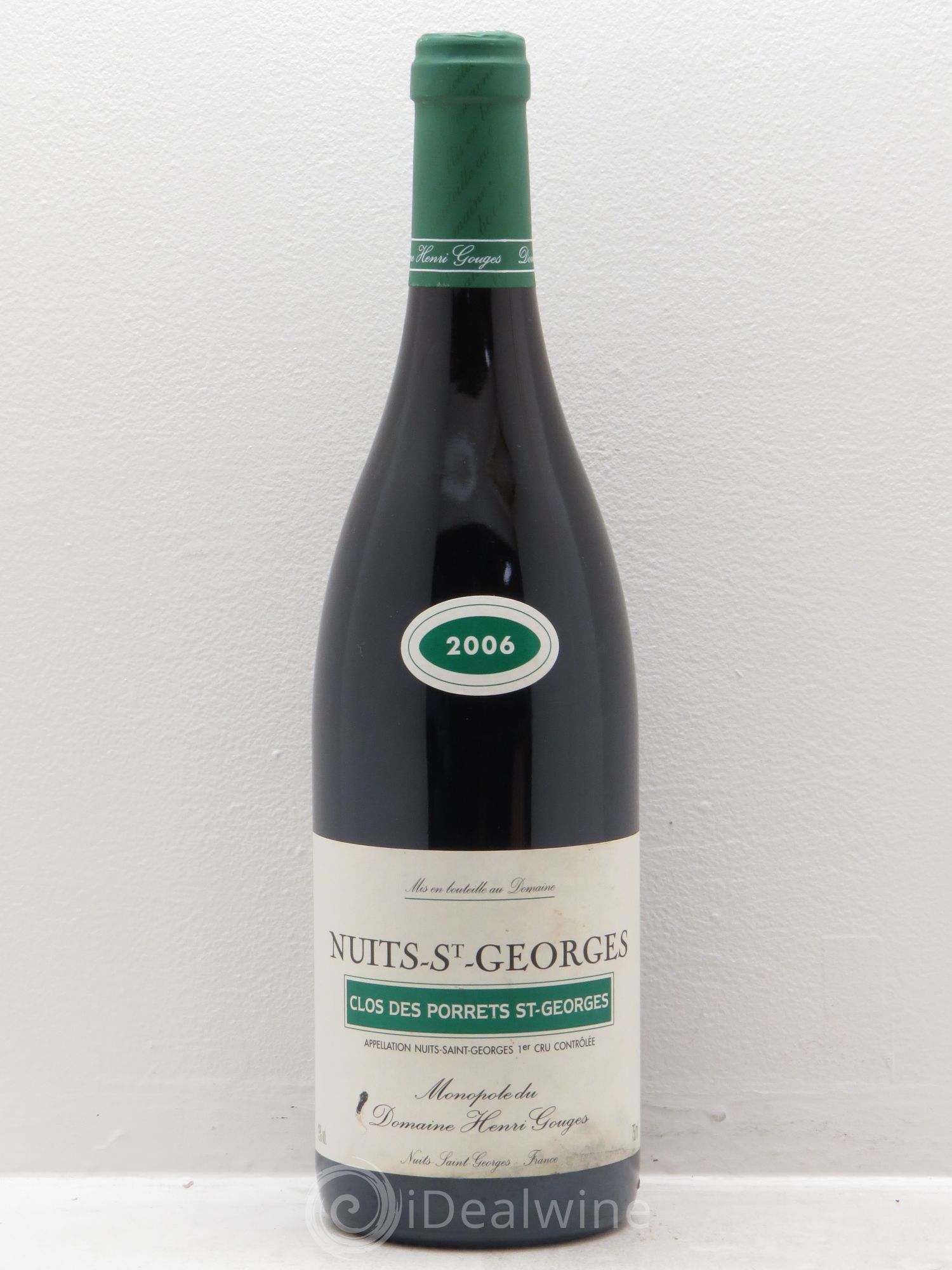 Nuits-Saint-Georges 1er Cru Clos des Porrets St Georges Henri Gouges 2006 - Lot of 1 bottle - 0