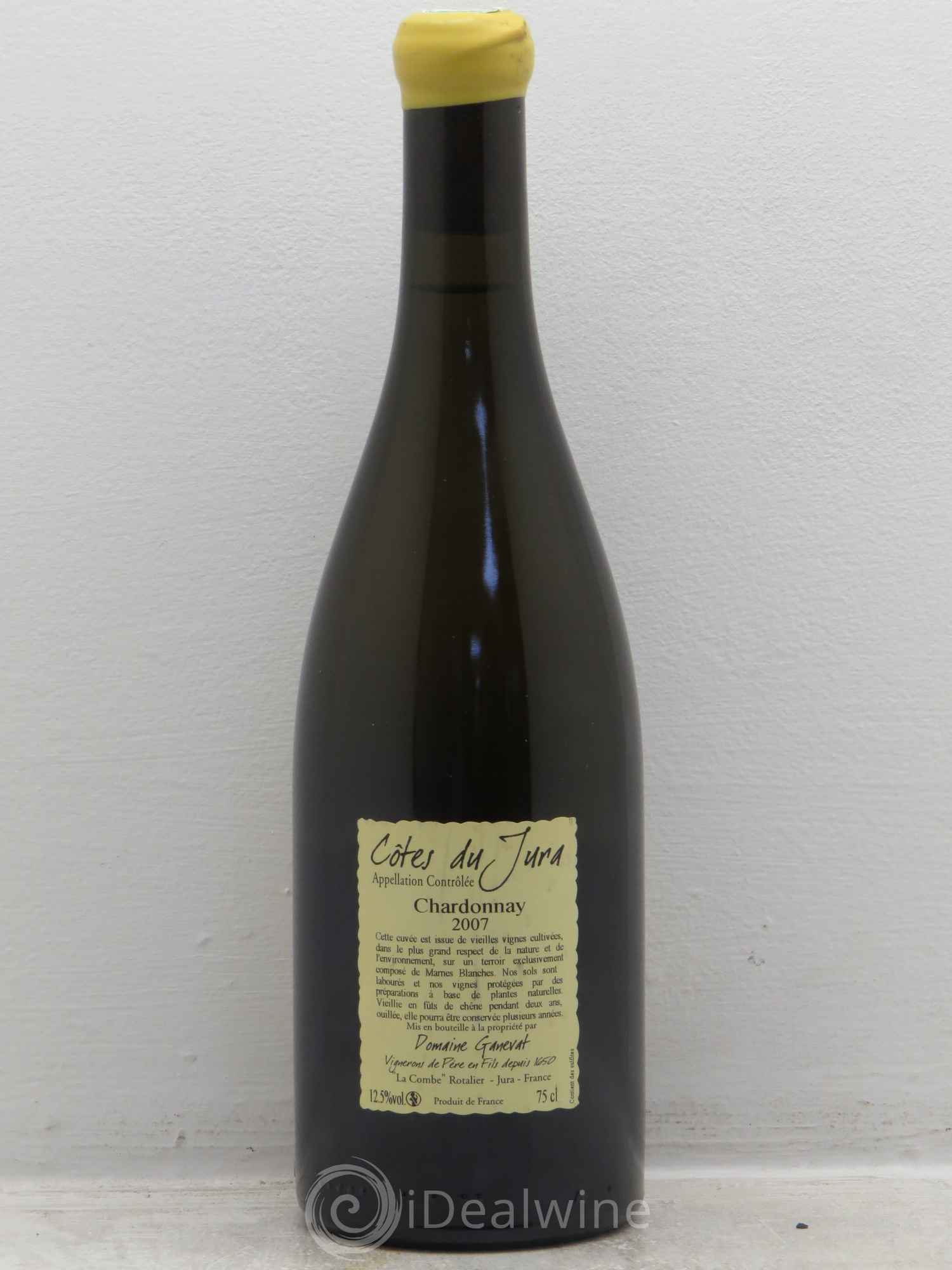 Côtes du Jura Les Grands Teppes Vieilles Vignes Jean-François Ganevat (Domaine)  2007 - Lot de 1 bouteille - 1