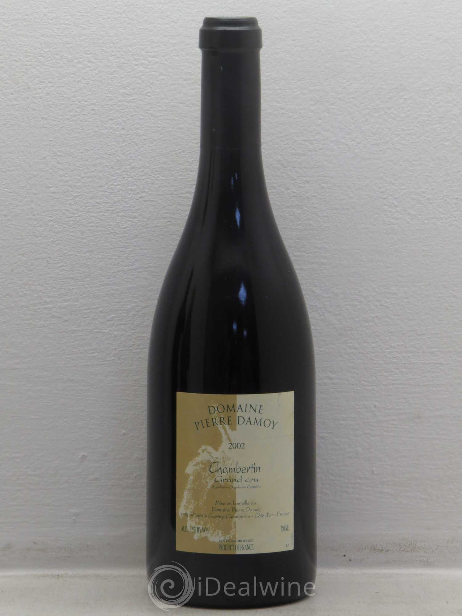 Chambertin Grand Cru Pierre Damoy 2002 - Lot de 1 bouteille - 0