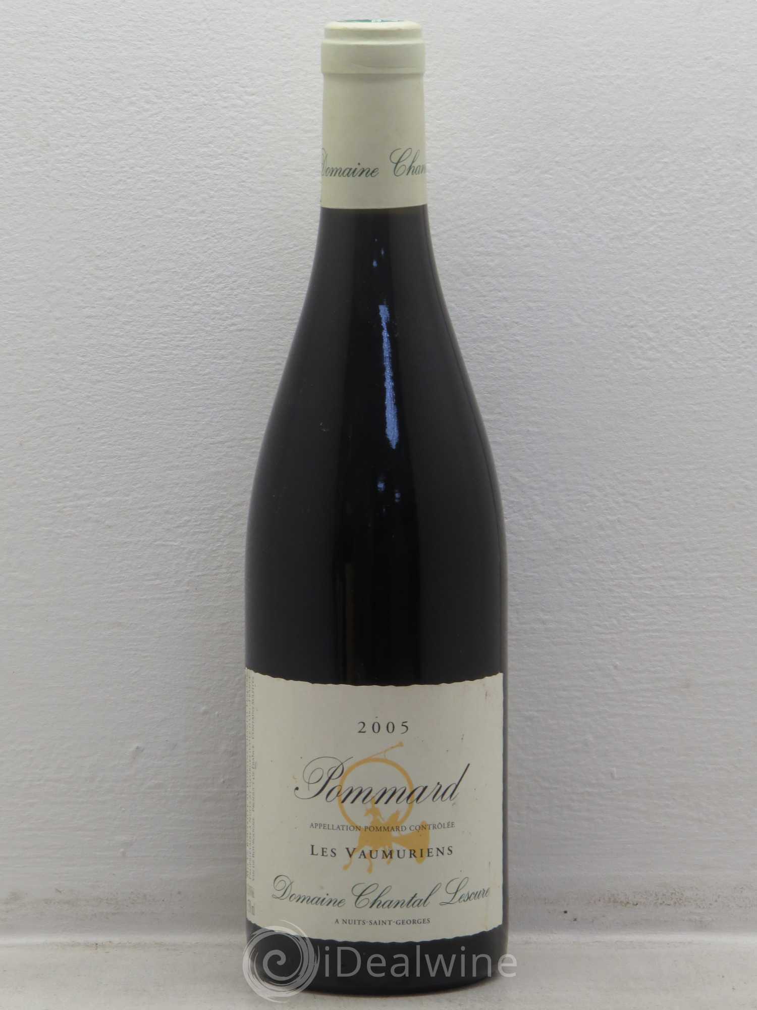 Pommard Les Vaumuriens Chantal Lescure 2005 - Lot de 1 bouteille - 0