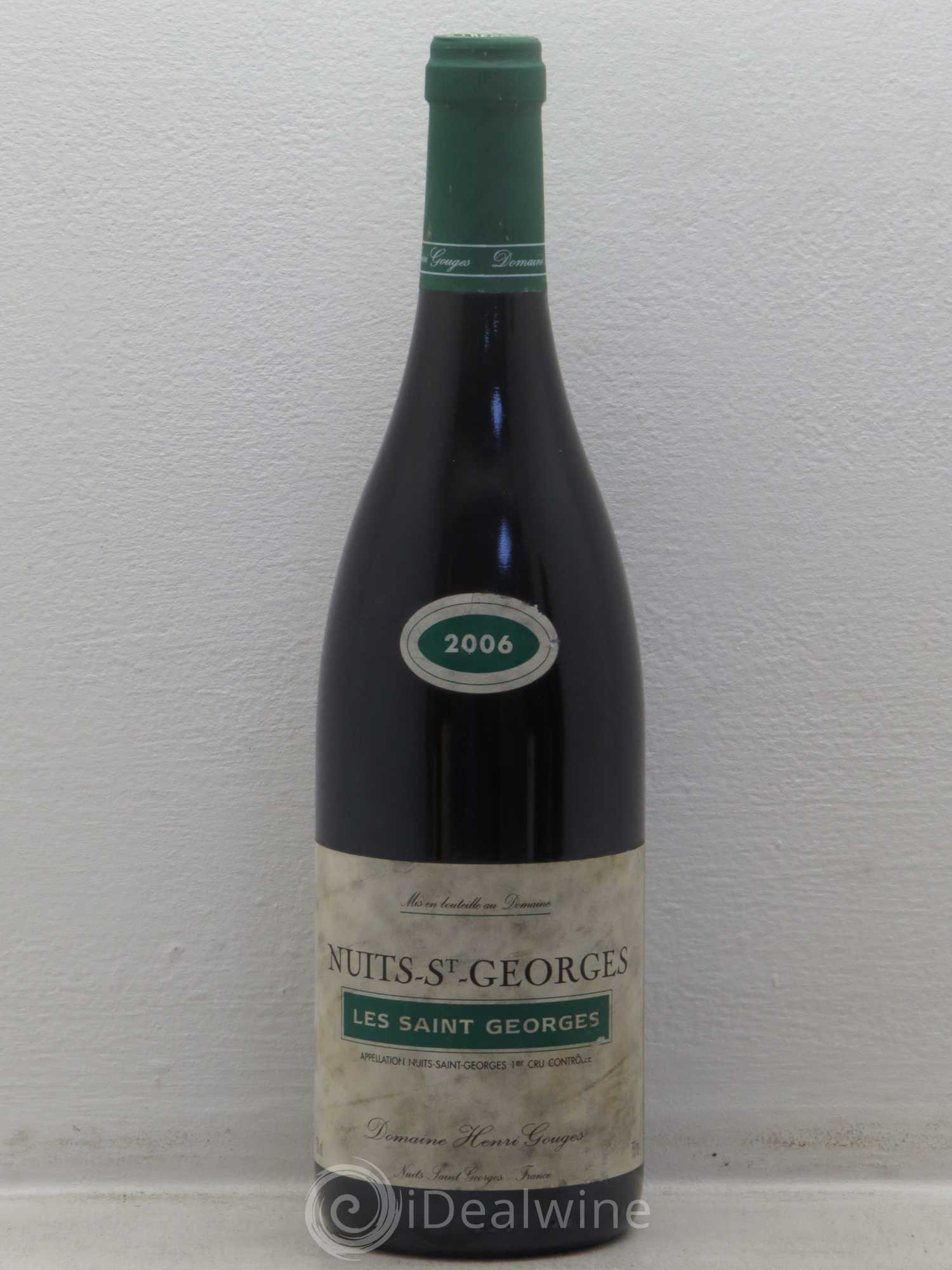 Nuits-Saint-Georges 1er Cru Les Saints Georges Henri Gouges 2006 - Lot de 1 bouteille - 0