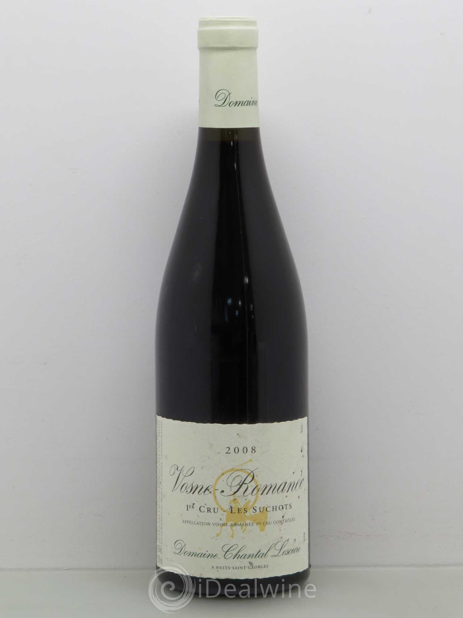 Vosne-Romanée 1er Cru Les Suchots Chantal Lescure 2008 - Lot de 1 bouteille - 0