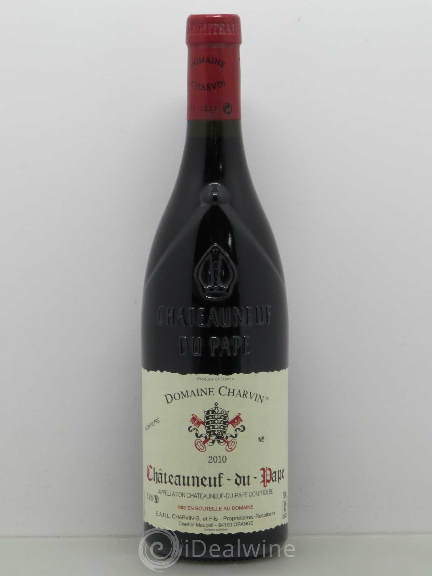 Châteauneuf-du-Pape Charvin (Domaine) 2010 - Lot de 1 bouteille - 0
