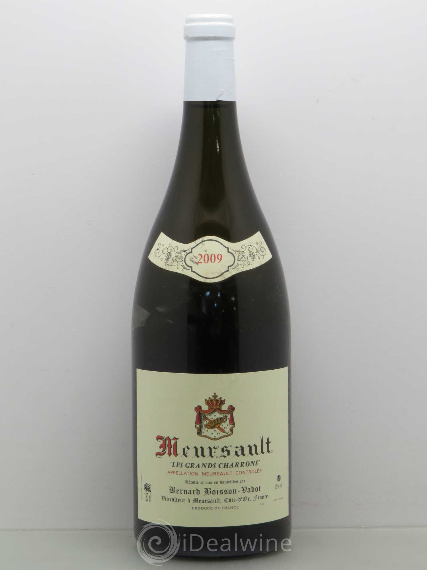 Meursault Les Grands Charrons Boisson-Vadot (Domaine) 2009 - Lot de 1 magnum - 0