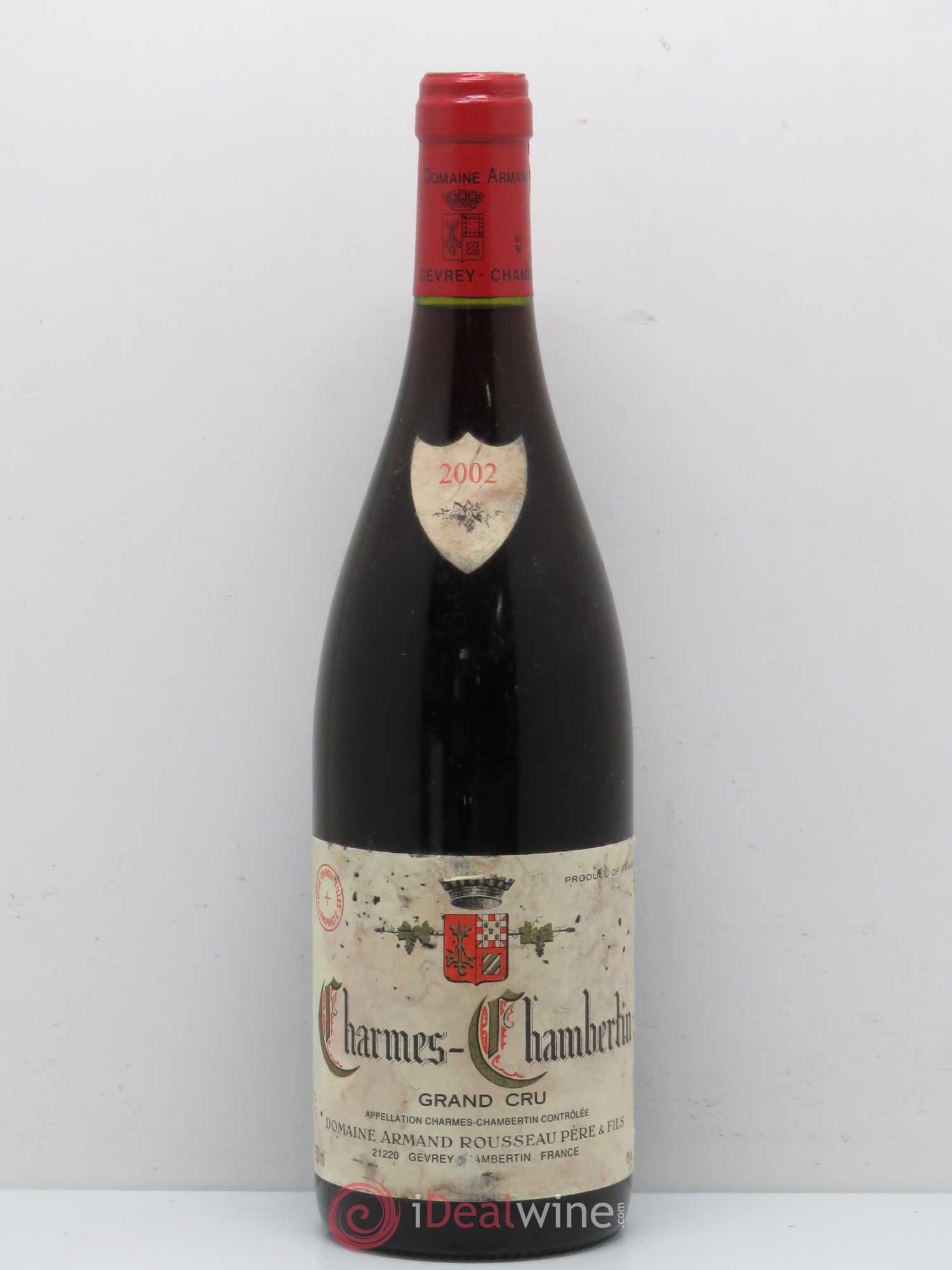 Charmes-Chambertin Grand Cru Armand Rousseau (Domaine) 2002 - Lot de 1 bouteille - 0