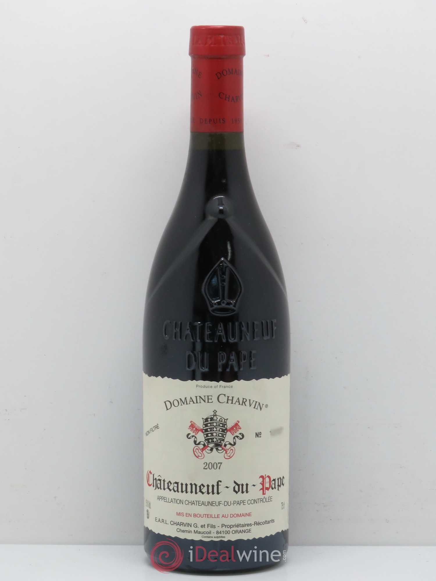 Châteauneuf-du-Pape Charvin (Domaine) 2007 - Lot de 1 bouteille - 0