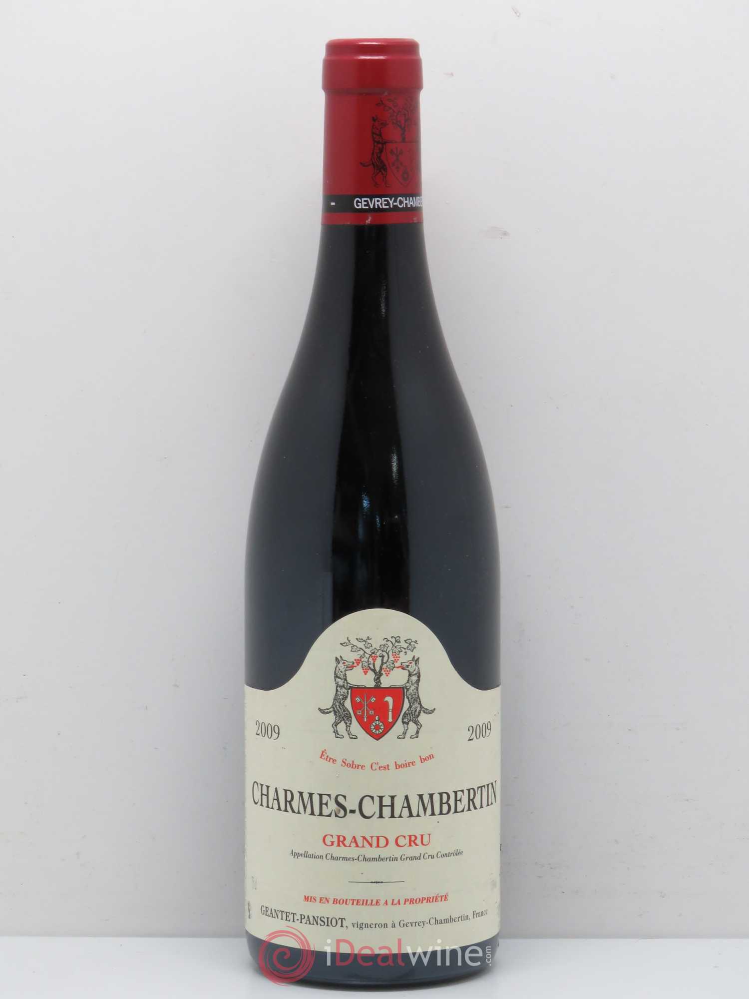 Charmes-Chambertin Grand Cru Geantet-Pansiot 2009 - Lot de 1 bouteille - 0