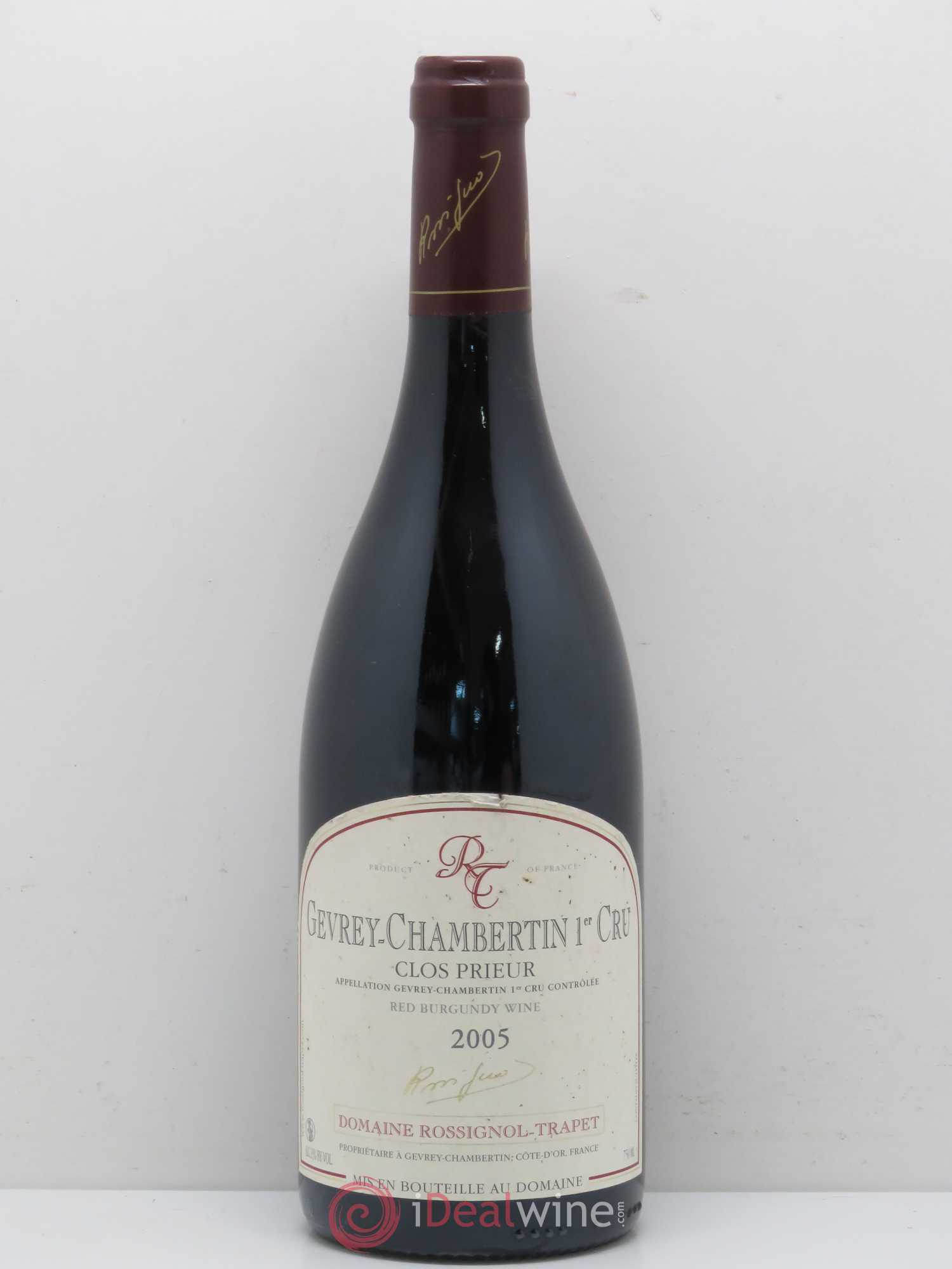Gevrey-Chambertin 1er Cru Clos Prieur Rossignol-Trapet (Domaine) 2005 - Lot de 1 bouteille - 0