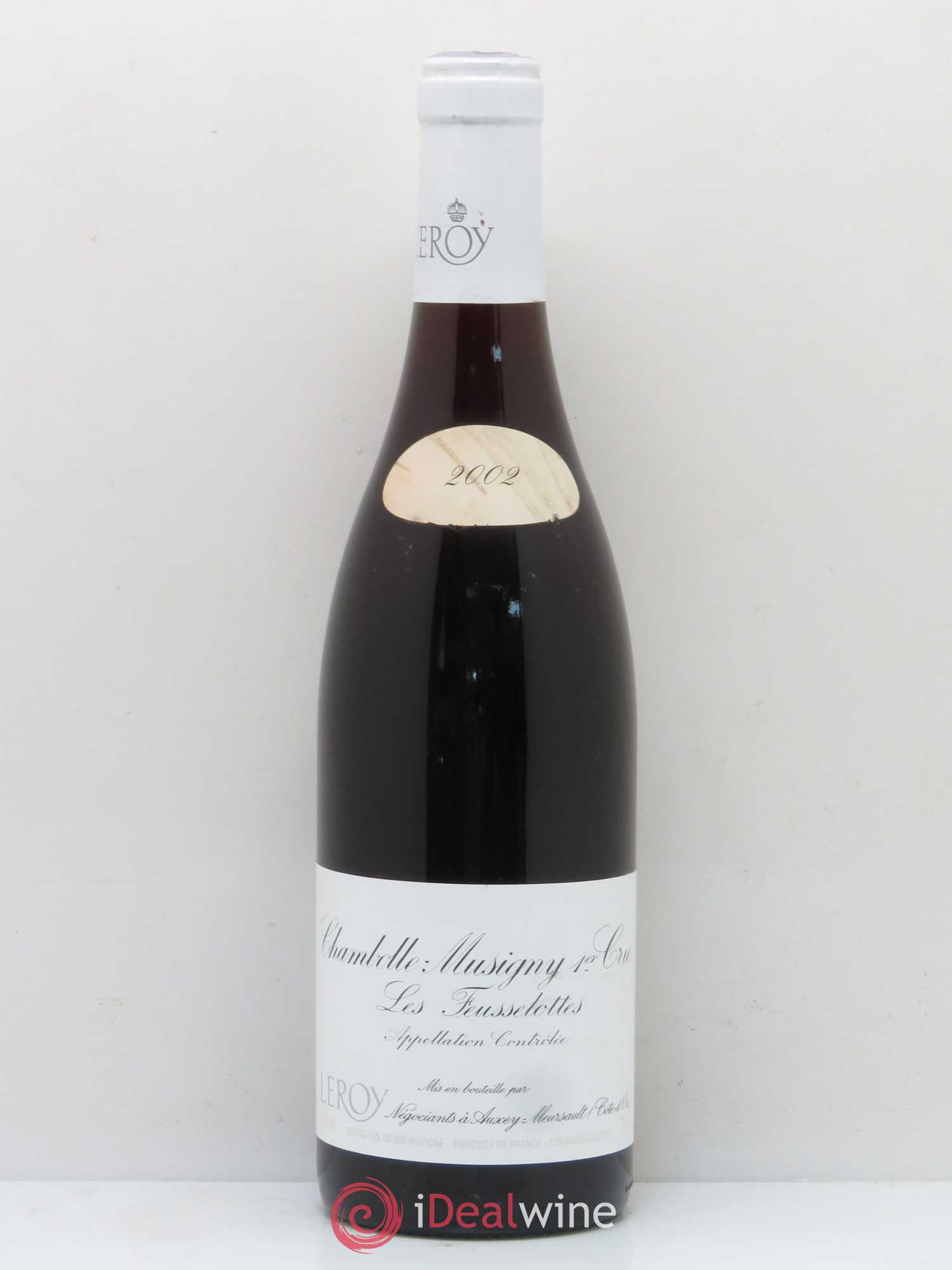 Chambolle-Musigny 1er Cru Les Feusselottes Leroy Sa 2002 - Lot de 1 bouteille - 0