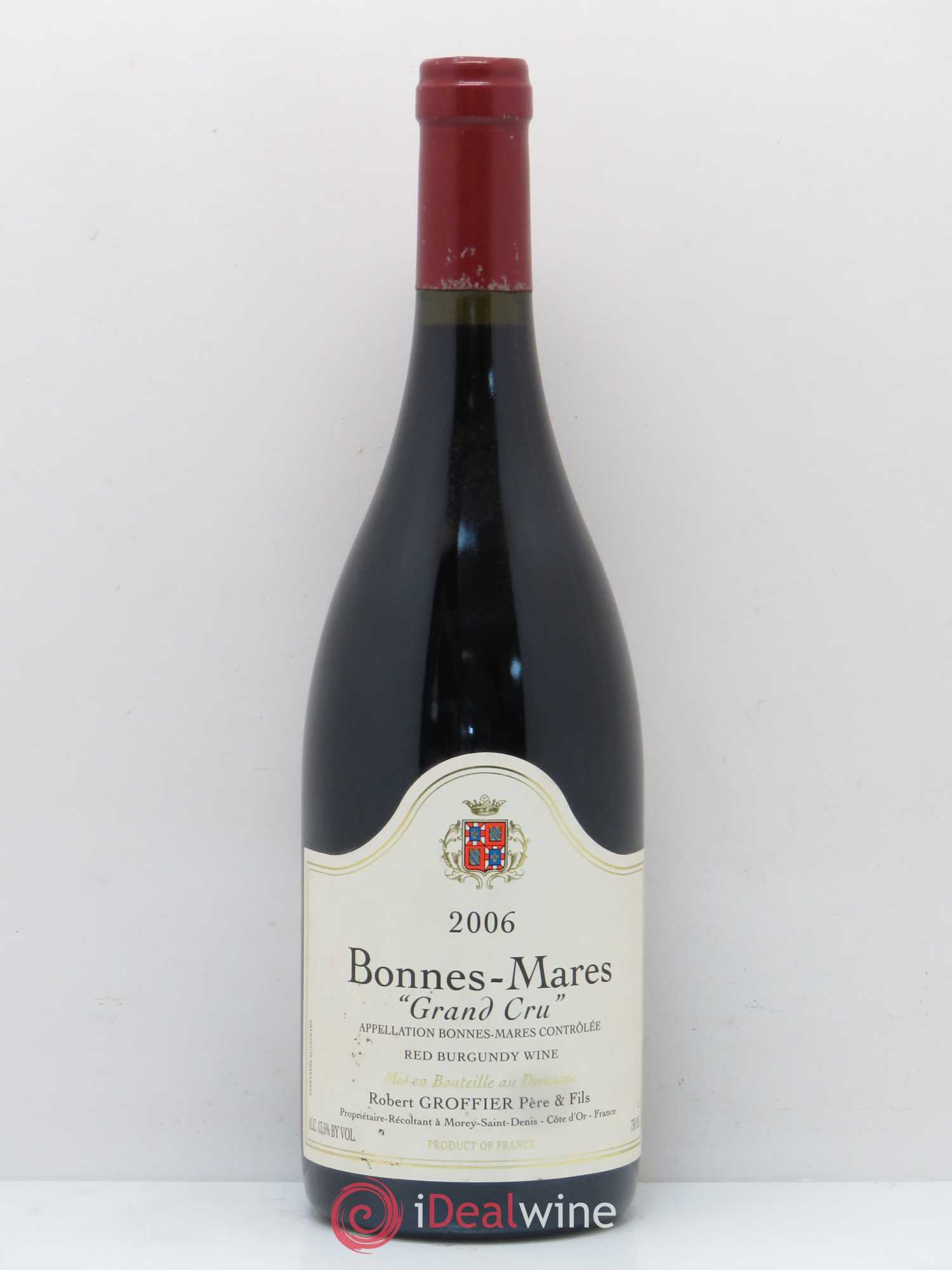 Bonnes-Mares Grand Cru Robert Groffier Père & Fils (Domaine) 2006 - Lot de 1 bouteille - 0