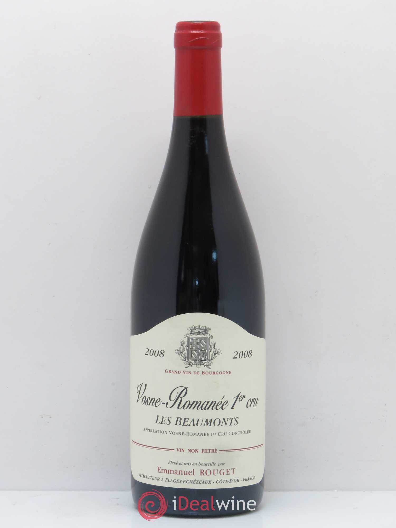Vosne-Romanée 1er Cru Les Beaumonts Emmanuel Rouget 2008 - Lot de 1 bouteille - 0