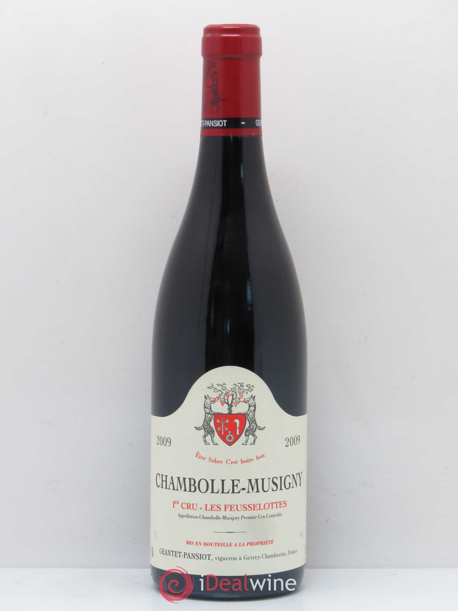 Chambolle-Musigny 1er Cru Les Feusselottes Geantet-Pansiot 2009 - Lot de 1 bouteille - 0