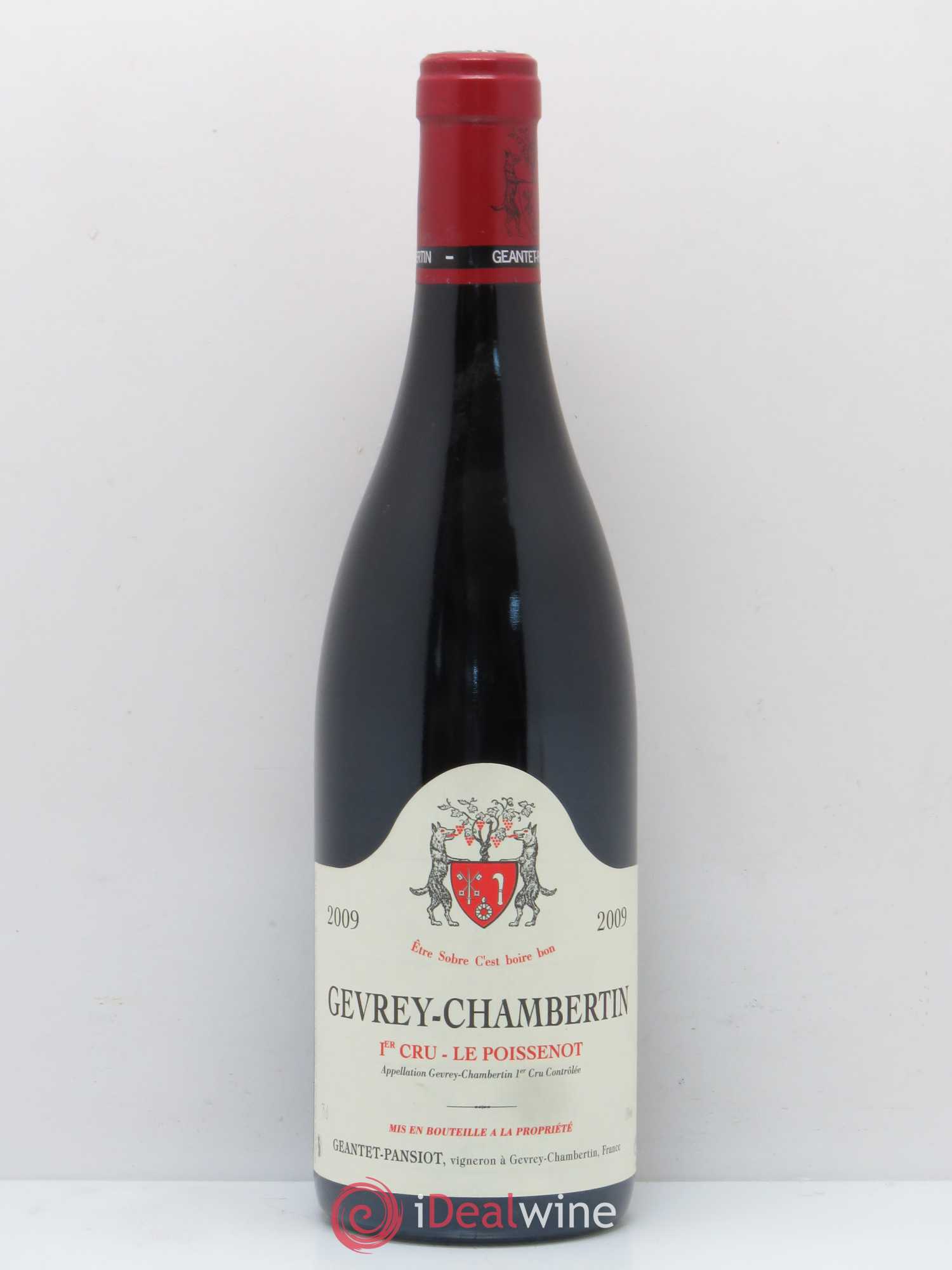 Gevrey-Chambertin 1er Cru Le Poissenot Geantet-Pansiot 2009 - Lot de 1 bouteille - 0