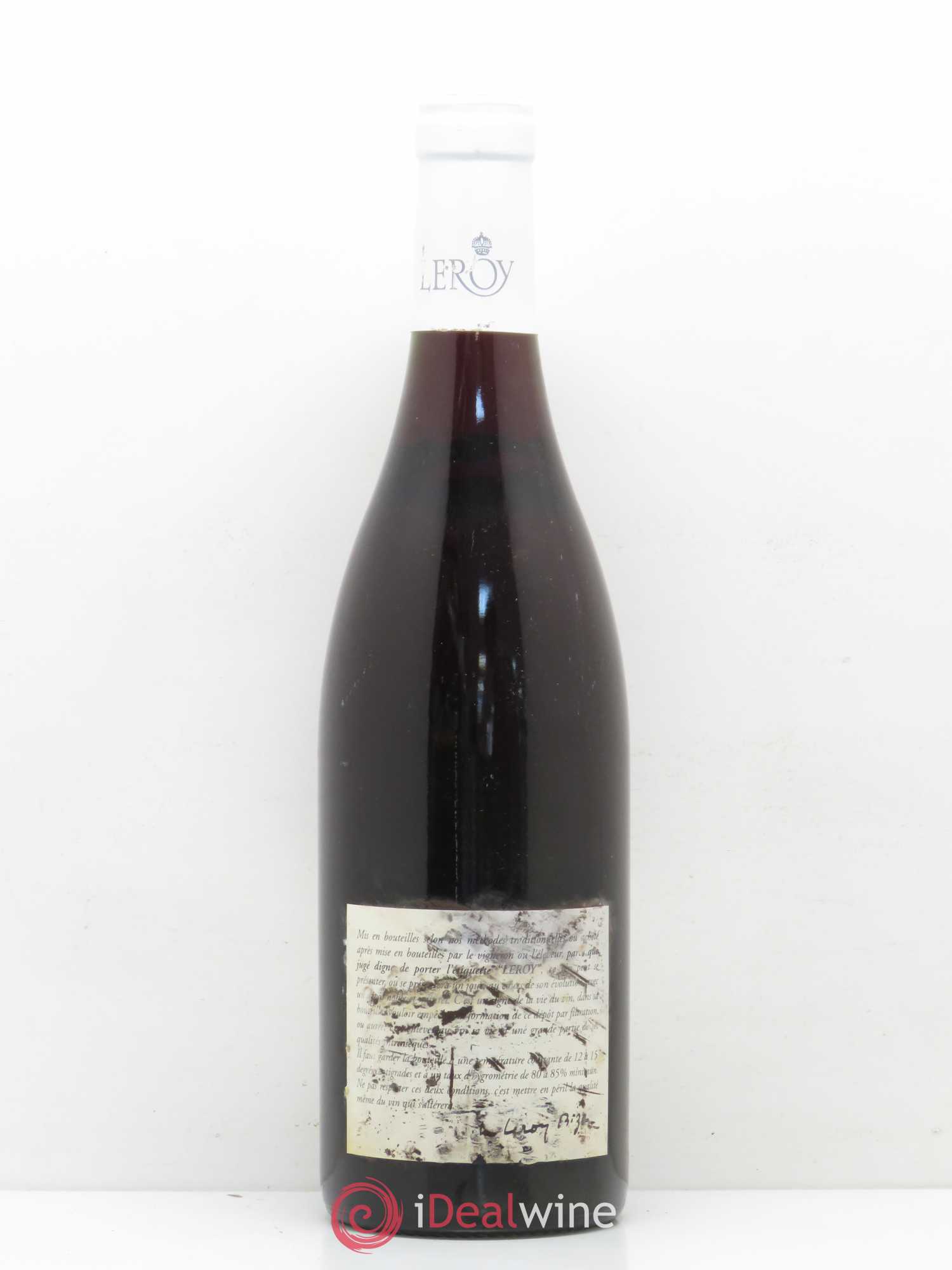 Chambolle-Musigny 1er Cru Les Feusselottes Leroy SA 2002 - Lot de 1 bouteille - 1
