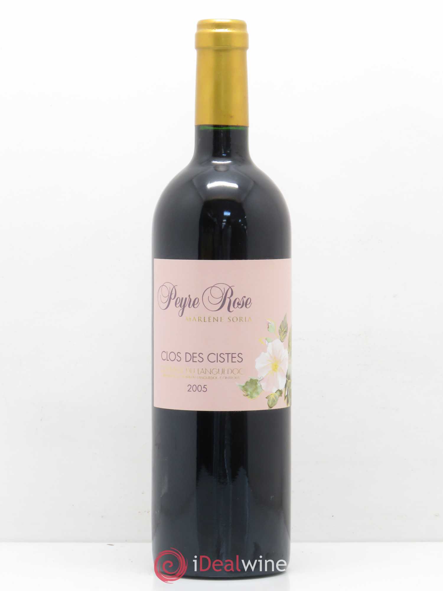 Vin de France (anciennement Coteaux du Languedoc) Domaine Peyre Rose Les Cistes Marlène Soria 2005 - Lot de 1 bouteille - 0