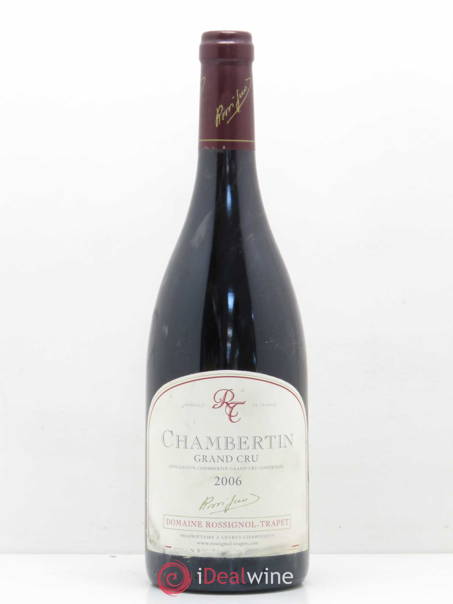 Chambertin Grand Cru Rossignol-Trapet (Domaine) 2006 - Lot de 1 bouteille - 0