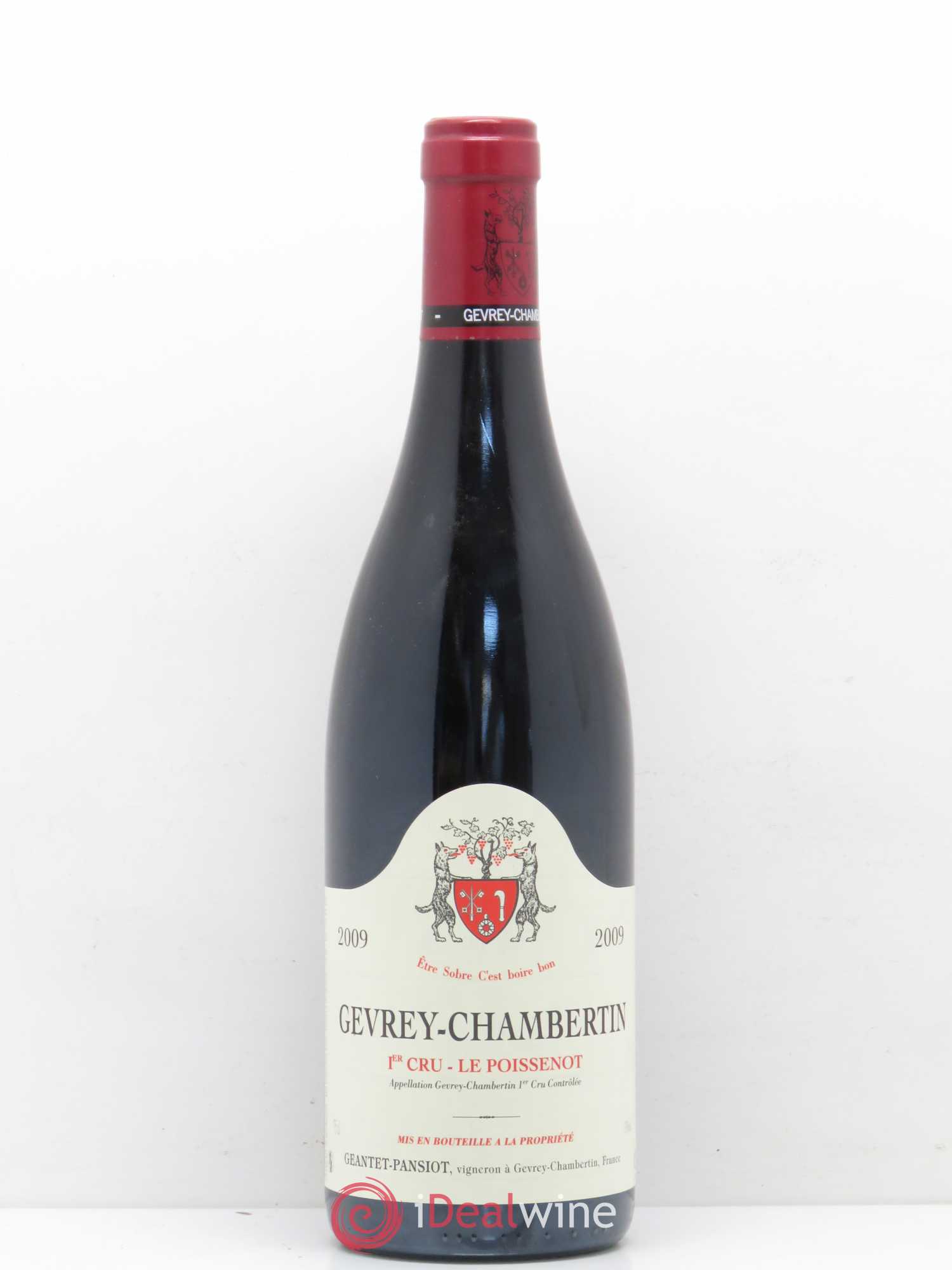 Gevrey-Chambertin 1er Cru Le Poissenot Geantet-Pansiot 2009 - Lot de 1 bouteille - 0