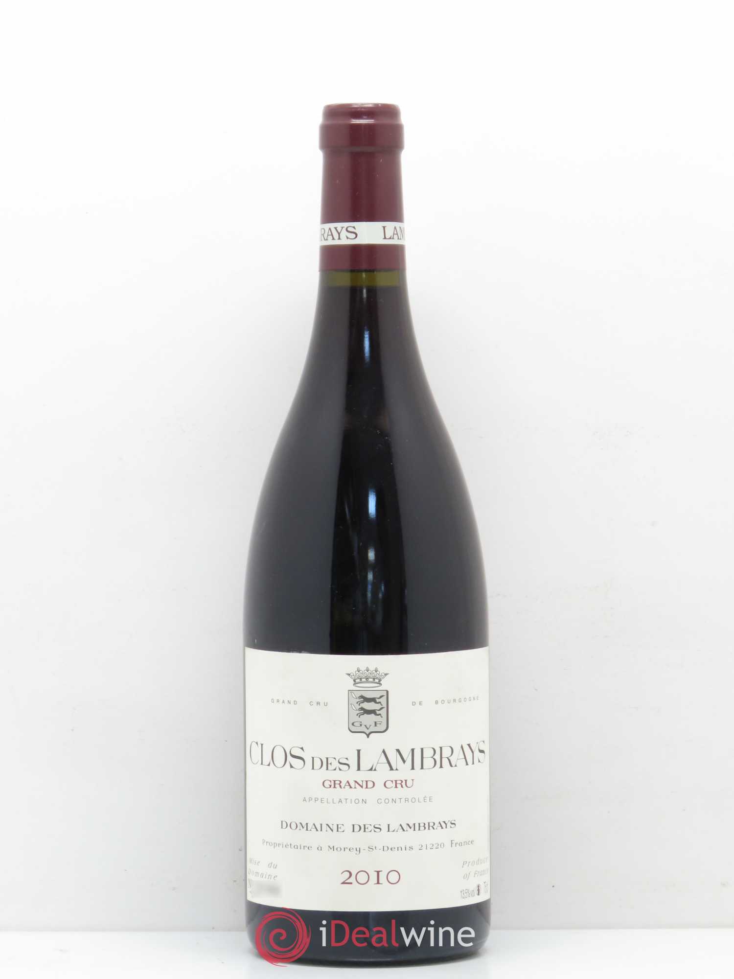Clos des Lambrays Grand Cru Domaine des Lambrays 2010 - Lot de 1 bouteille - 0