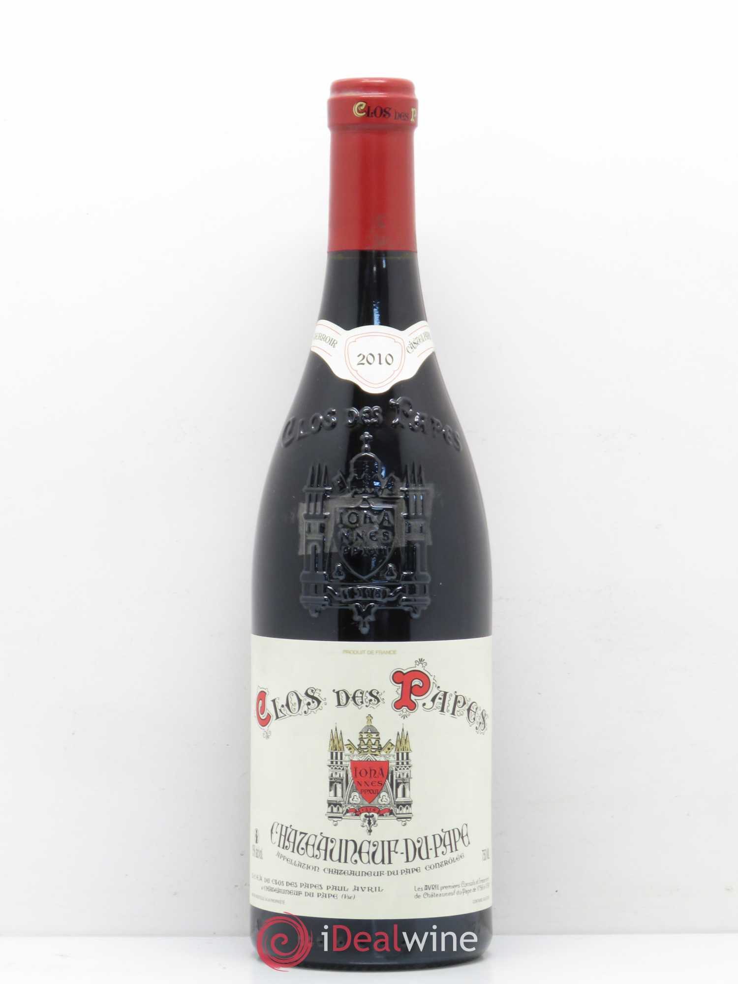 Châteauneuf-du-Pape Clos des Papes - Paul Avril 2010 - Lot de 1 bouteille - 0