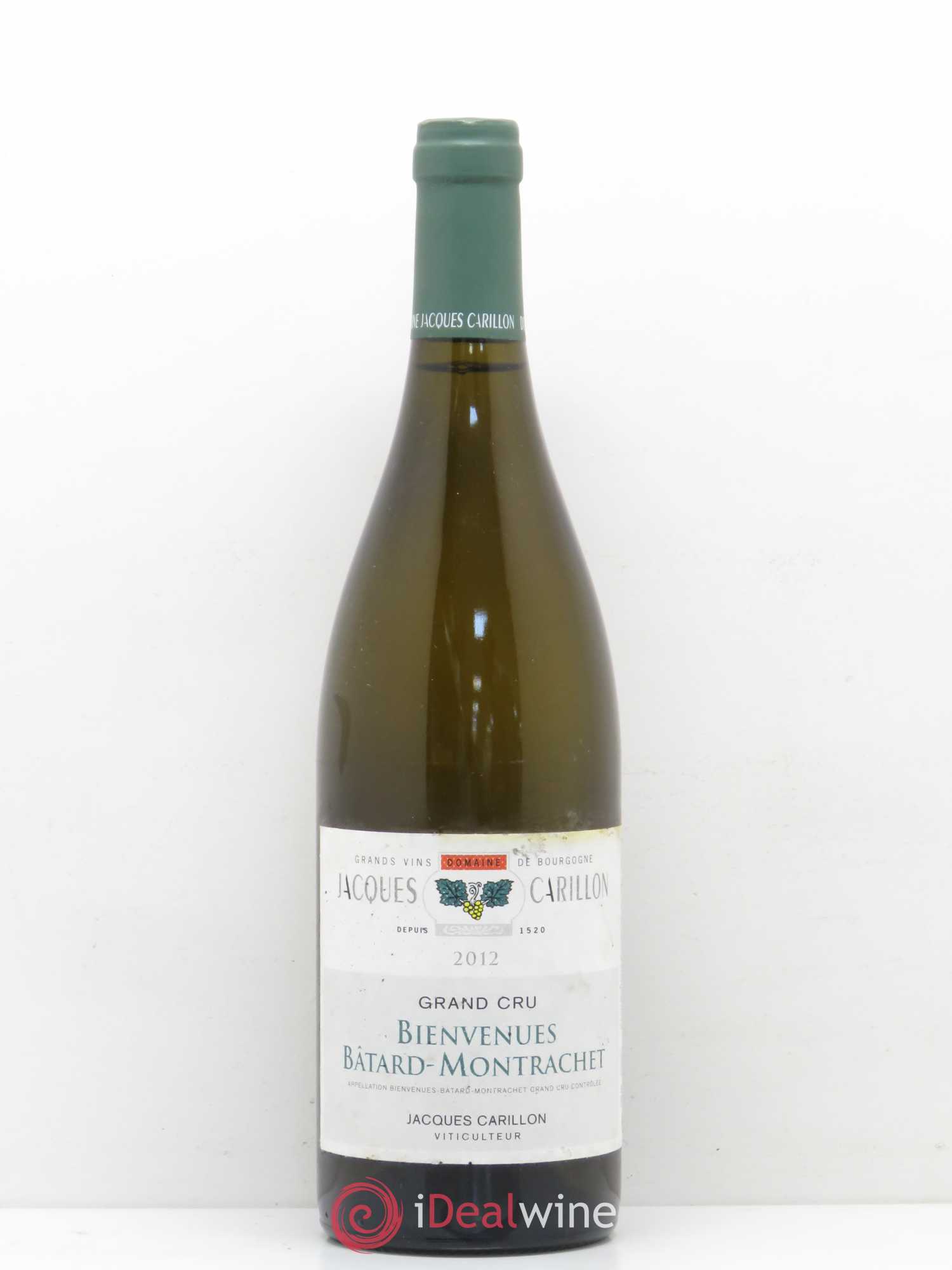 Bienvenues-Bâtard-Montrachet Grand Cru Jacques Carillon 2012 - Lot de 1 bouteille - 0