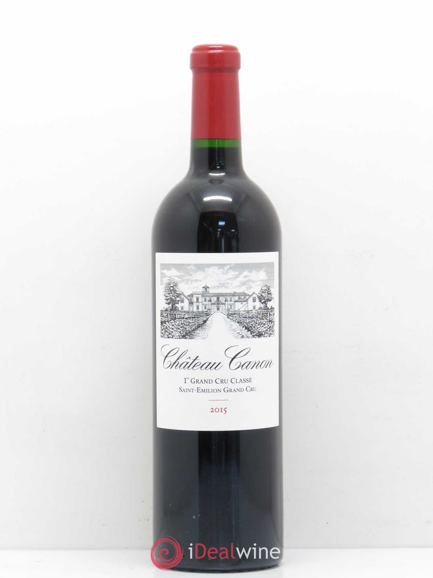 Château Canon 1er Grand Cru Classé B 2015 - Lot de 1 bouteille - 0