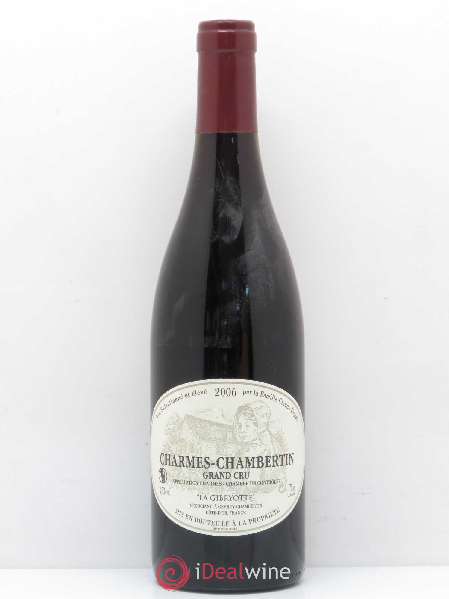 Charmes-Chambertin Grand Cru La Gibryotte Claude Dugat Négoce 2006 - Lot de 1 bouteille - 0