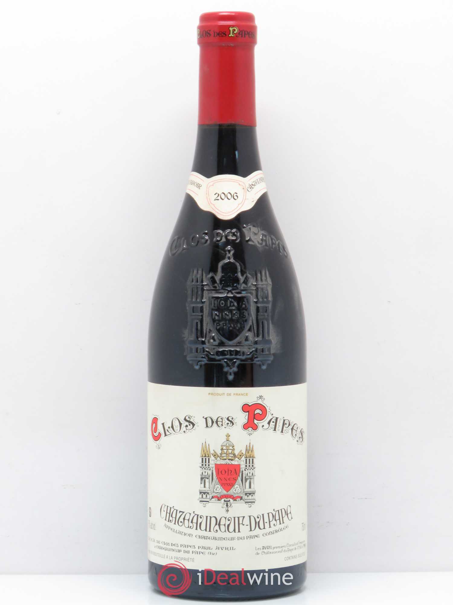 Châteauneuf-du-Pape Clos des Papes - Paul Avril 2006 - Lot de 1 bouteille - 0