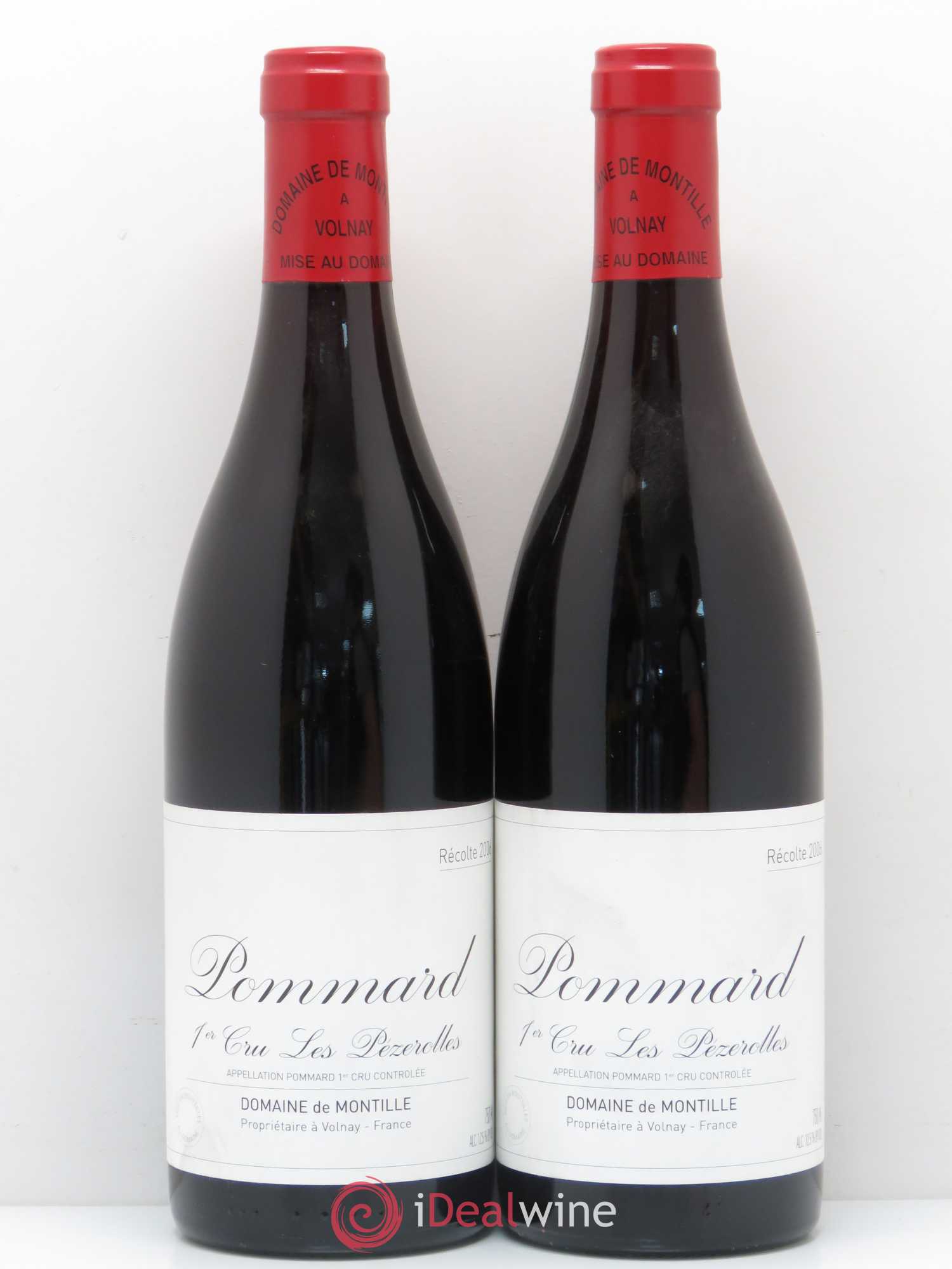 Pommard 1er Cru Les Pézerolles De Montille (Domaine) 2006 - Lot de 2 bouteilles - 0