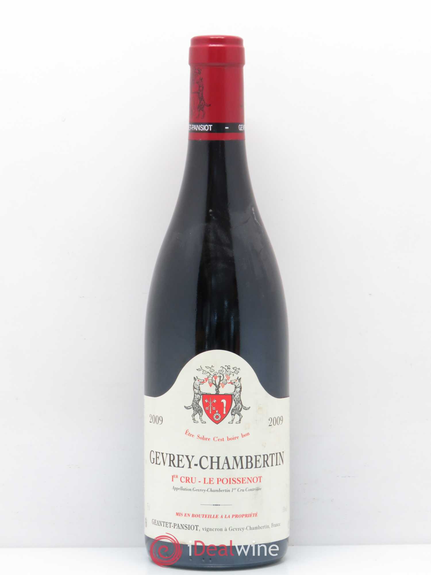Gevrey-Chambertin 1er Cru Le Poissenot Geantet-Pansiot 2009 - Lot de 1 bouteille - 0
