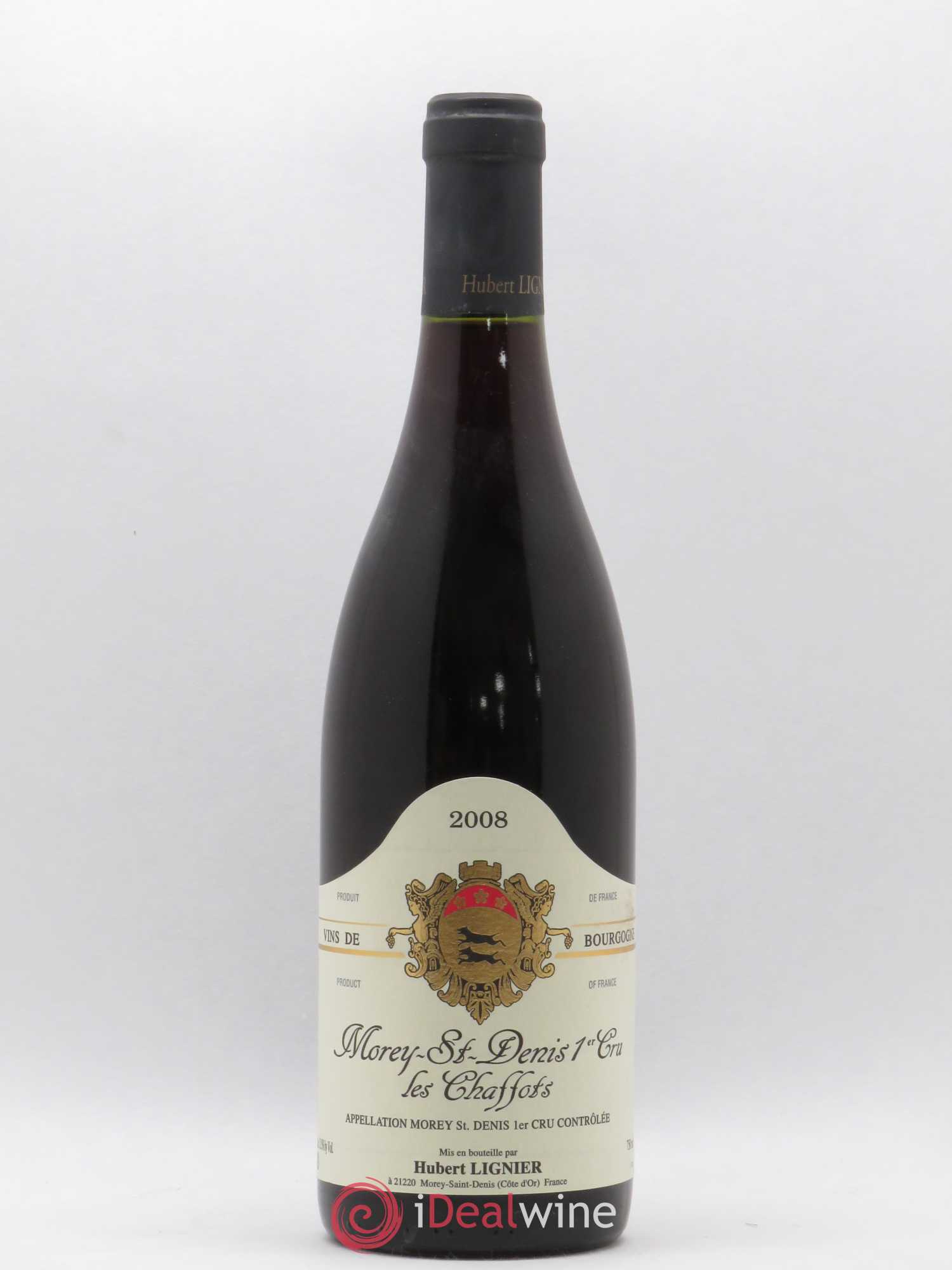 Morey-Saint-Denis 1er Cru Les Chaffots Hubert Lignier (Domaine) 2008 - Lot de 1 bouteille - 0