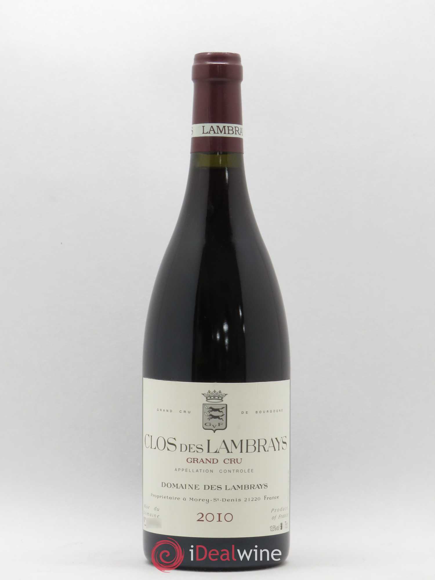 Clos des Lambrays Grand Cru Domaine des Lambrays 2010 - Lot de 1 bouteille - 0
