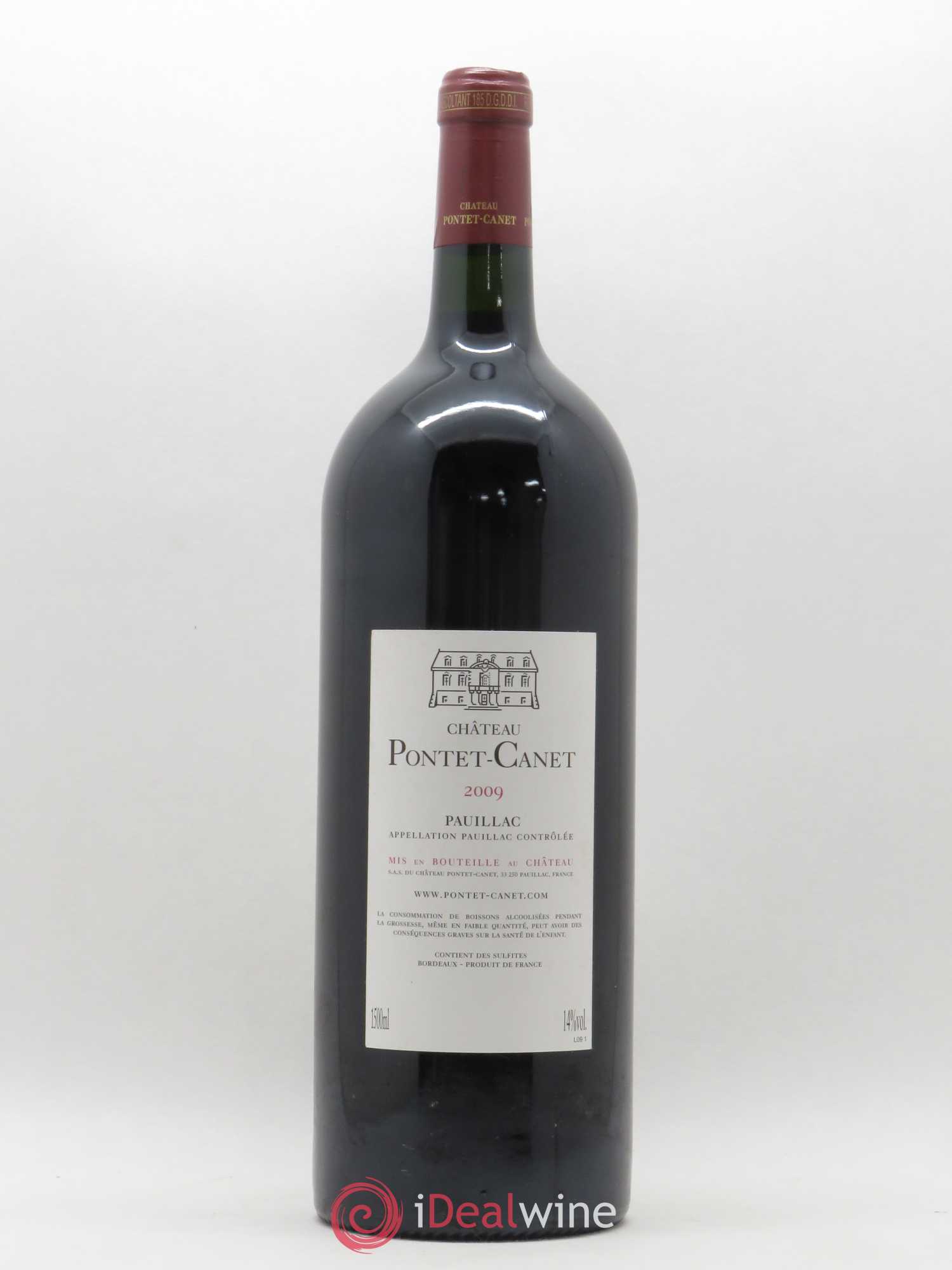 Château Pontet Canet 5ème Grand Cru Classé 2009 - Lot de 1 magnum - 1