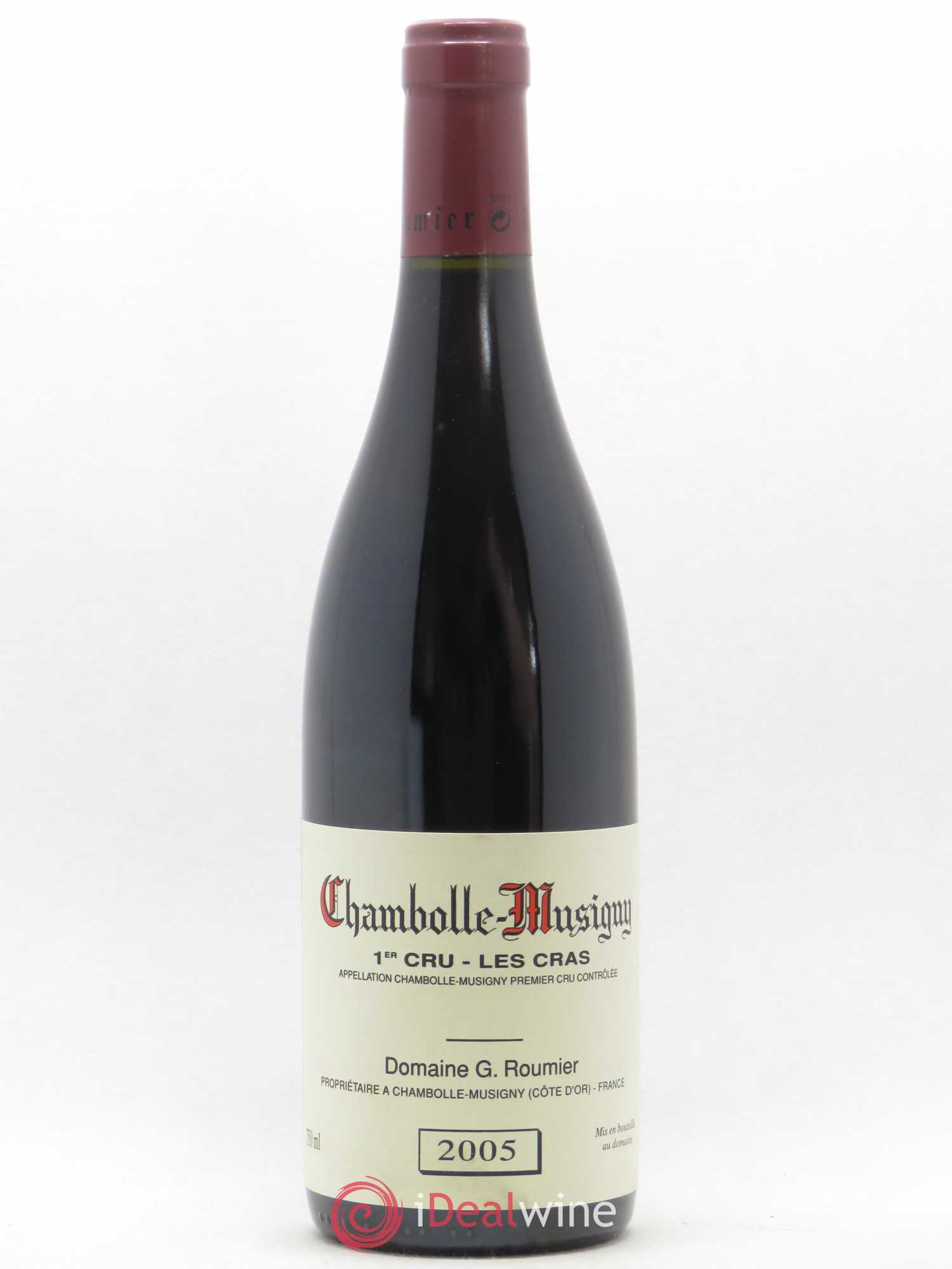 Chambolle-Musigny 1er Cru Les Cras Georges Roumier (Domaine) 2005 - Lot de 1 bouteille - 0